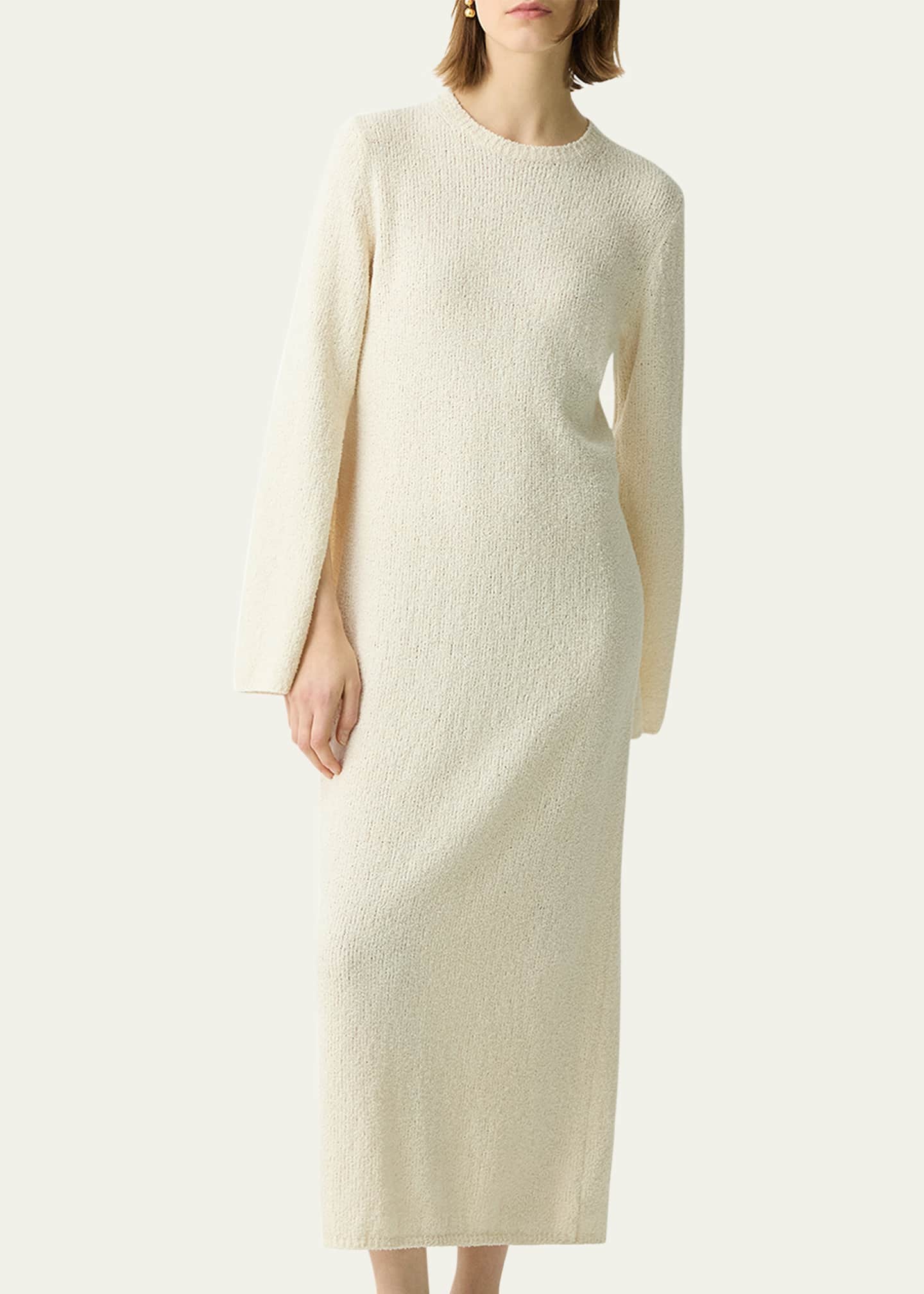 Theory Bouclé Sweater Dress Image 2 of 5