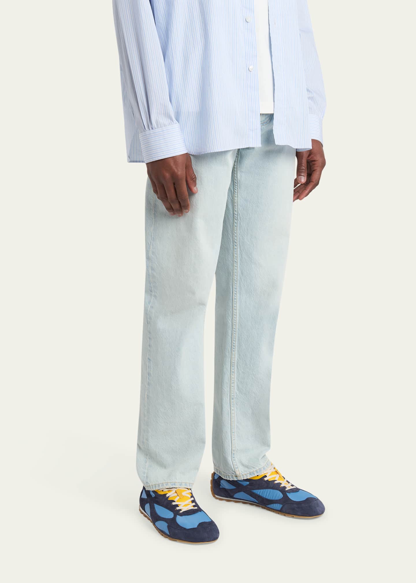 Men's Orbit Flash Nylon and Suede Low-Top Sneakers