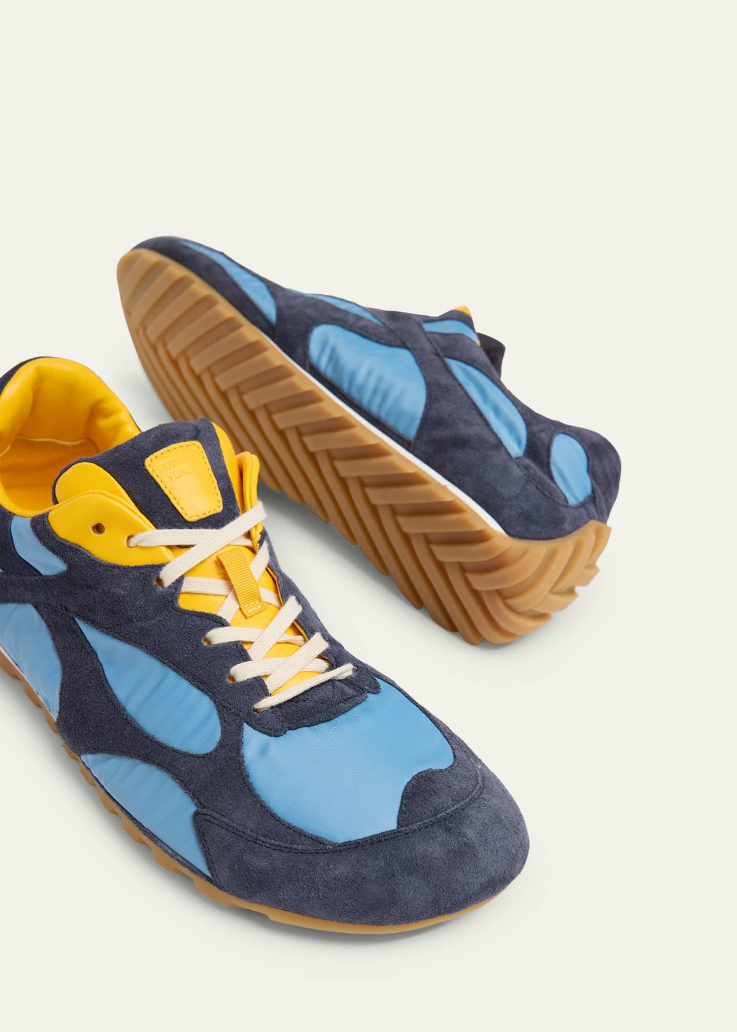 Men's Orbit Flash Nylon and Suede Low-Top Sneakers