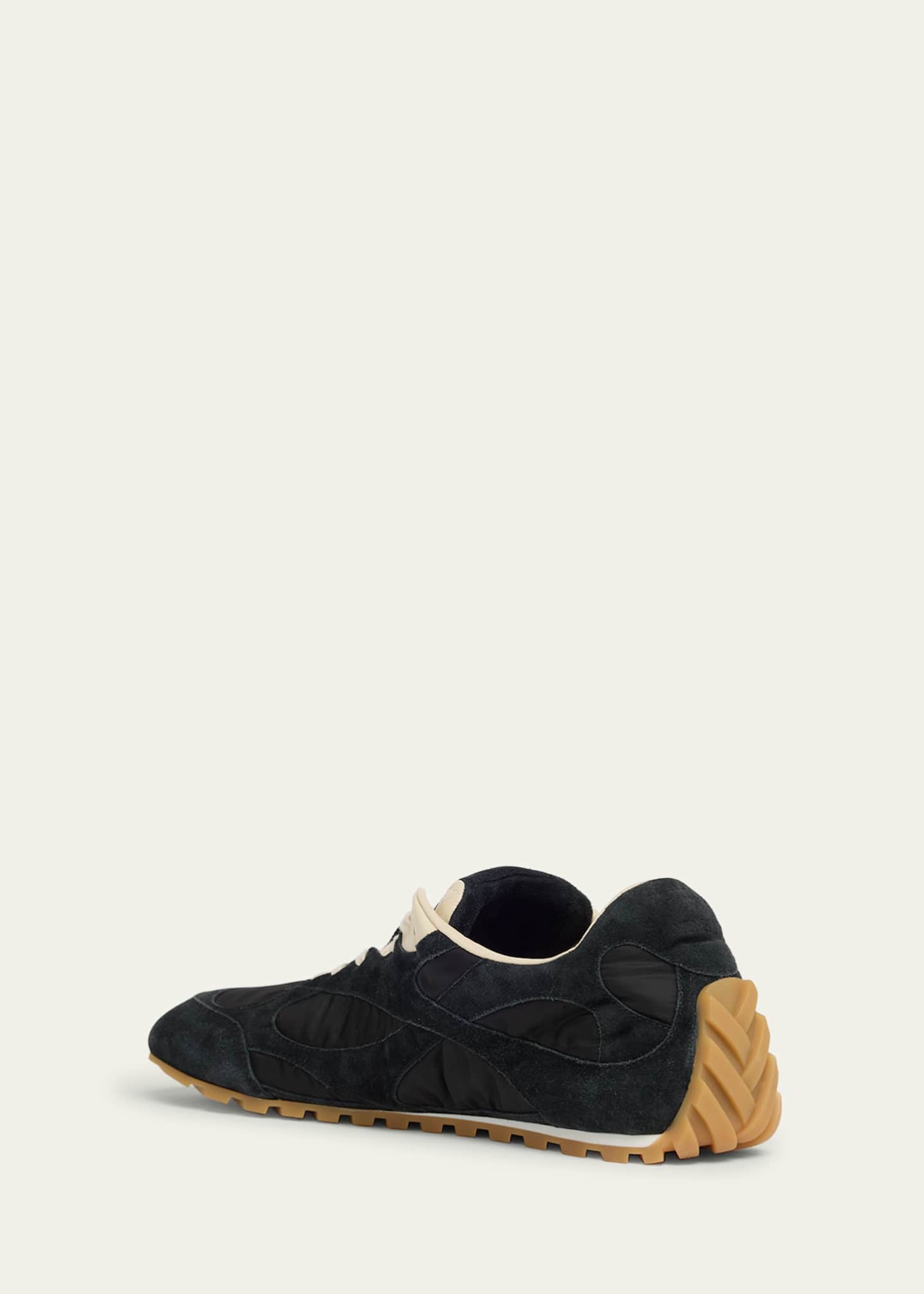 Bottega Veneta Men's Orbit Flash Suede & Nylon Low-Top Sneakers