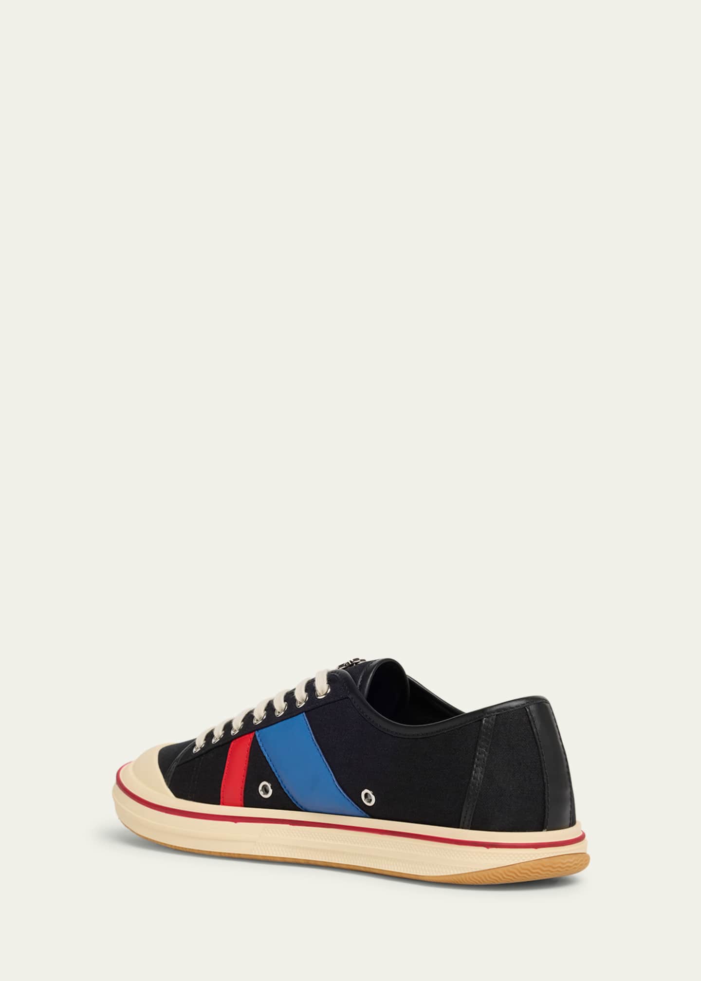 Bottega Veneta Men's Eliot Canvas Low-Top Sneakers Image 4 of 6