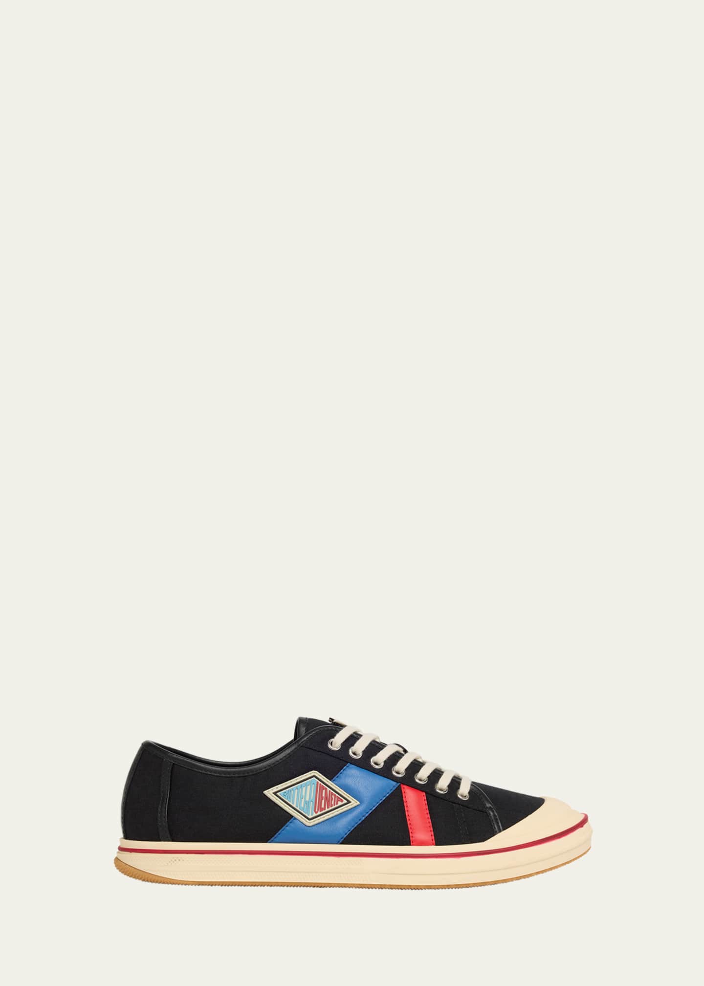 Bottega Veneta Men's Eliot Canvas Low-Top Sneakers Image 1 of 6