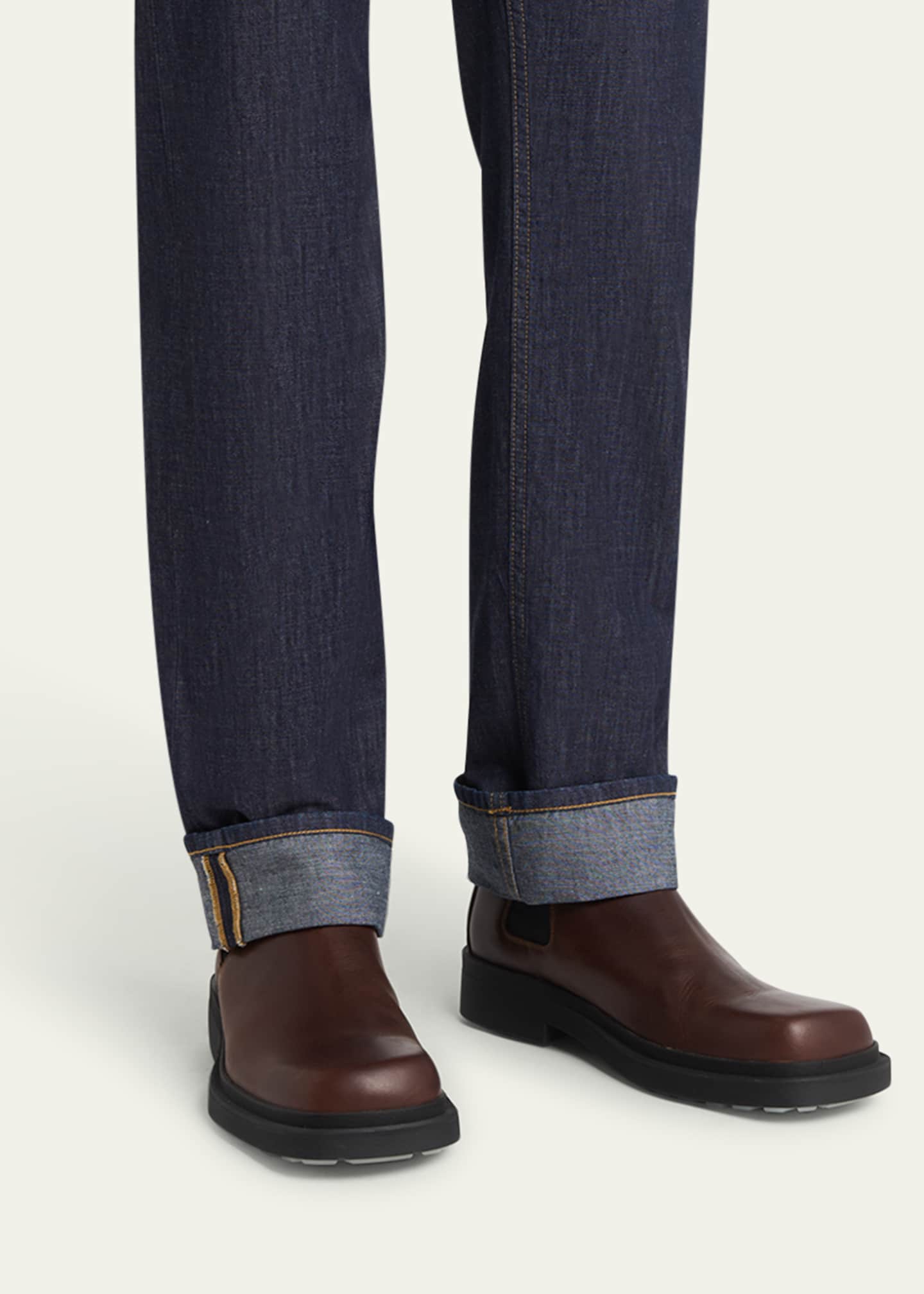 Bottega Veneta Men's Ben Smooth & Intrecciato Leather