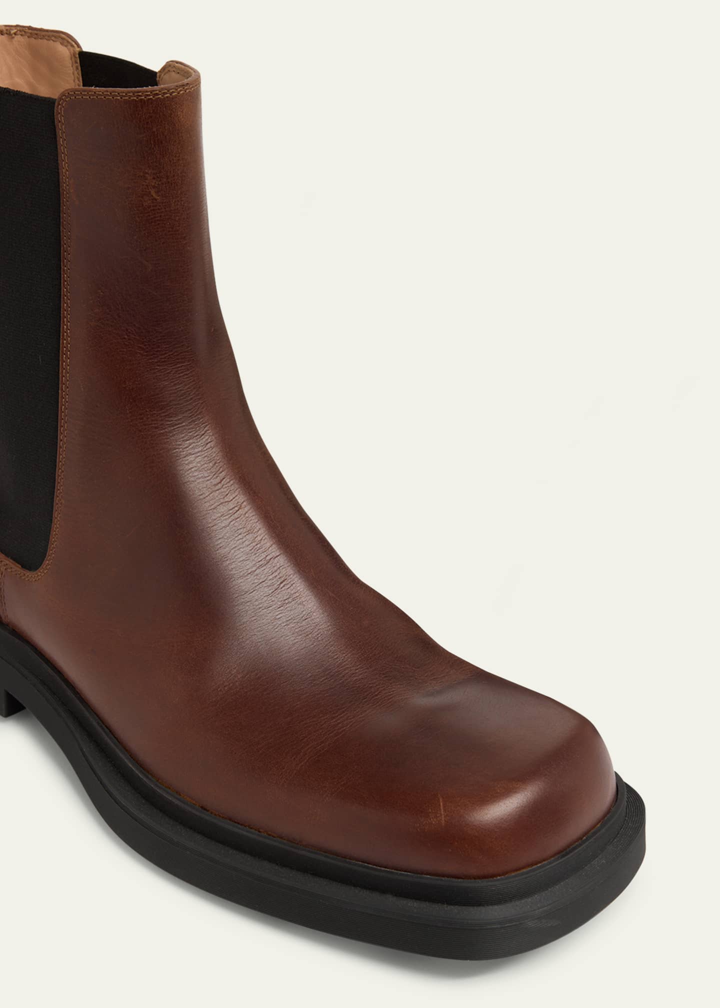Bottega Veneta Men's Ben Smooth & Intrecciato Leather Chelsea