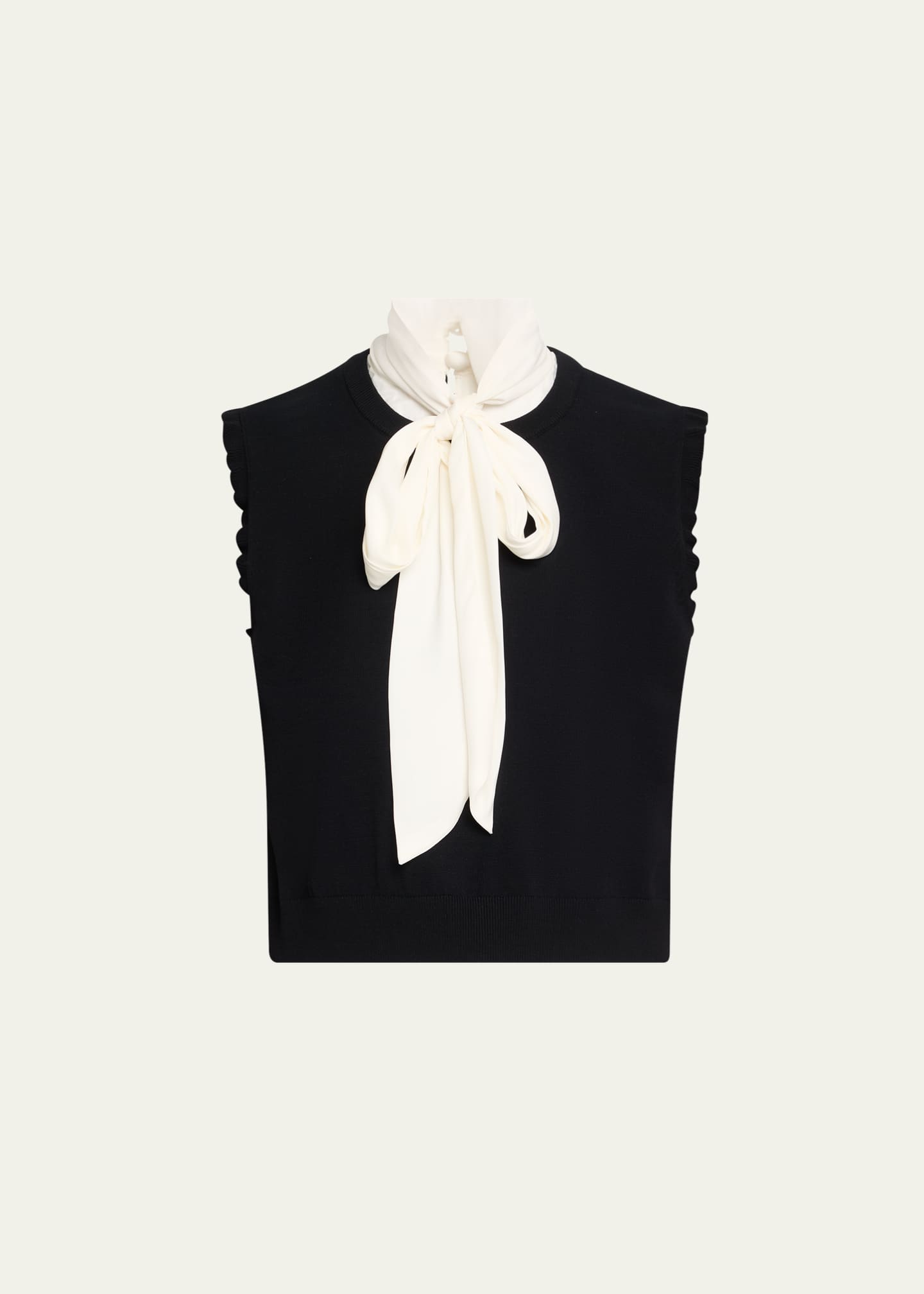 Cinq a Sept Chiara Sleeveless Tie-Neck Top Image 1 of 5