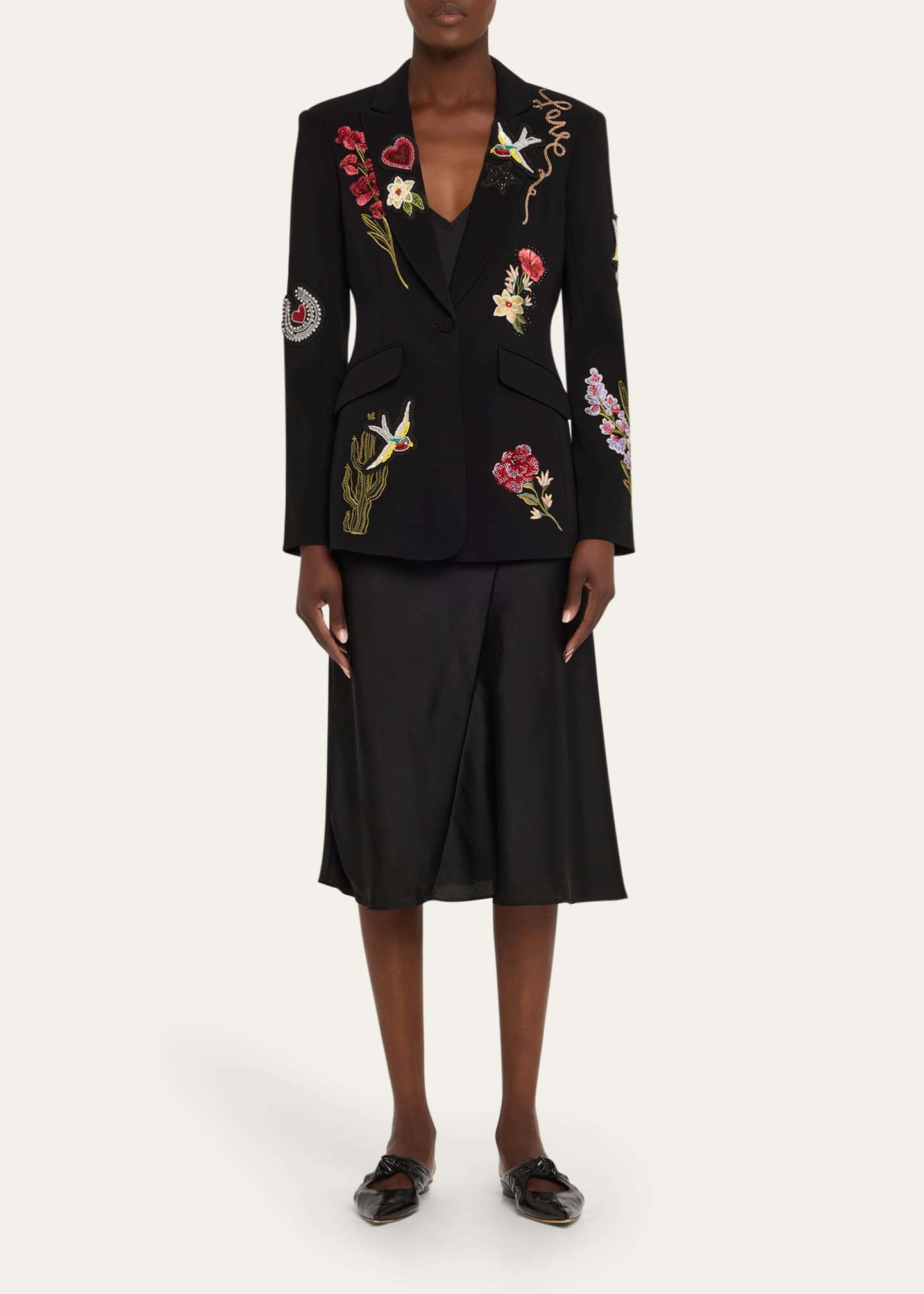 Cheyenne Embroidered Western Amour Blazer
