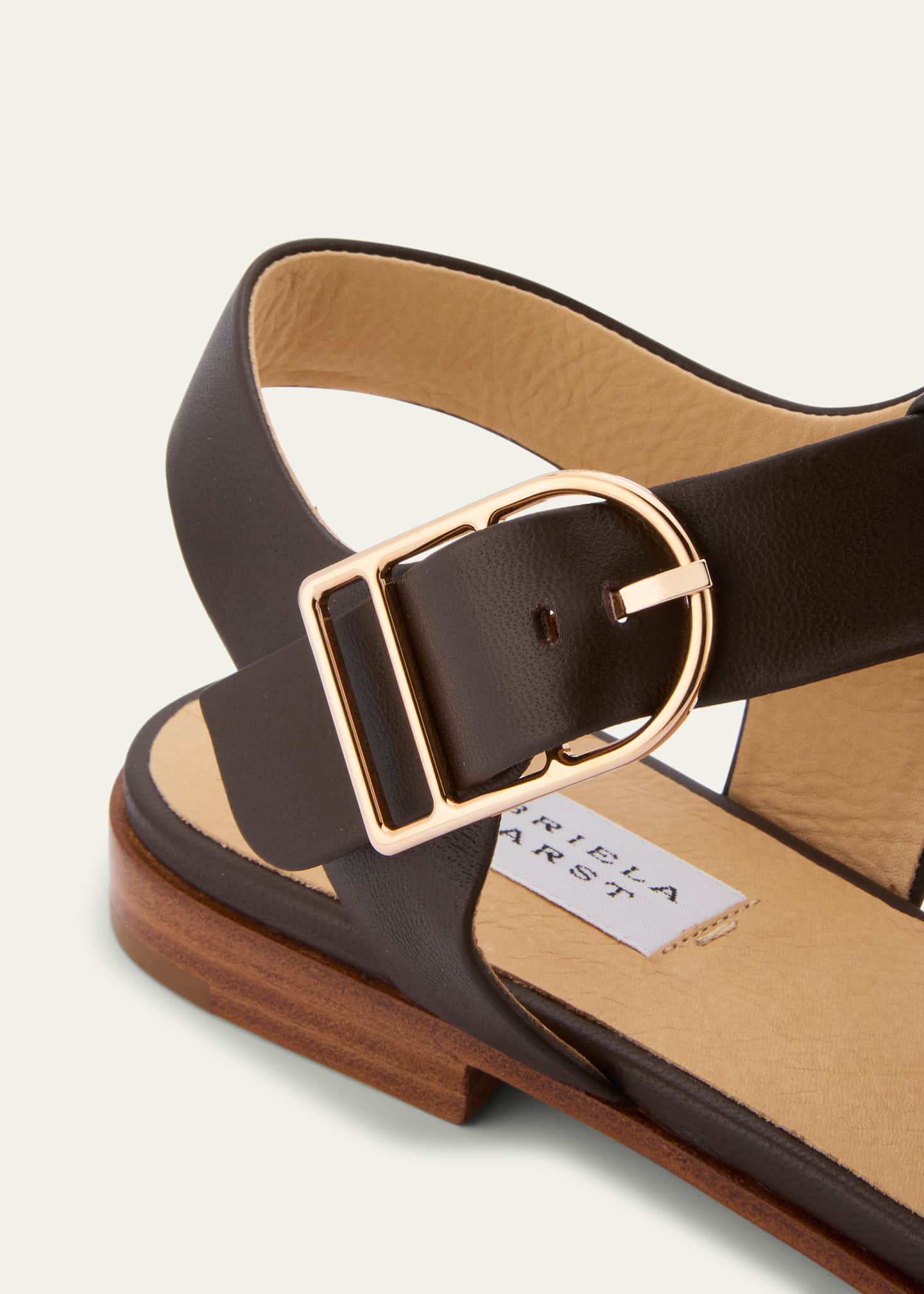 Gabriela Hearst Lynn Leather Fisherman Sandals Image 5 of 6