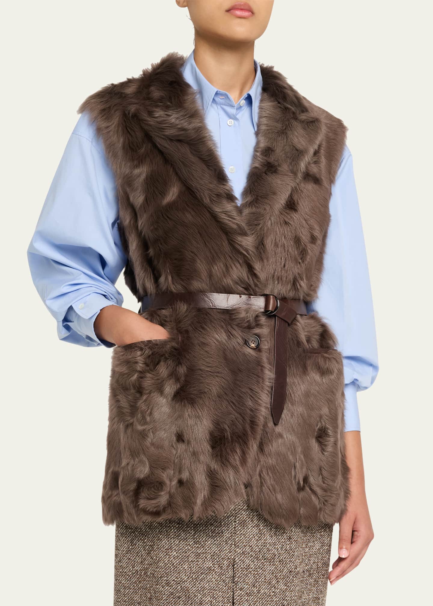 【関税&送料込】Brunello Cucinelli Vest Brunello Cucinelli Men's Wool Full-Zip Vest | Neiman Marcus