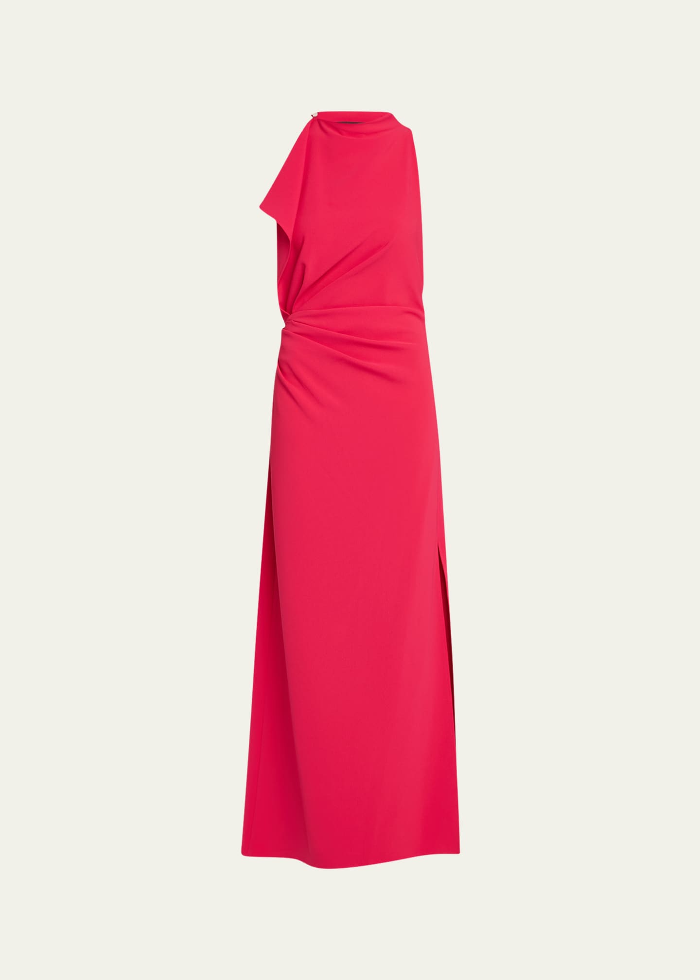 Proenza Schouler Devyn Draped Matte Double Crepe Dress Image 1 of 5