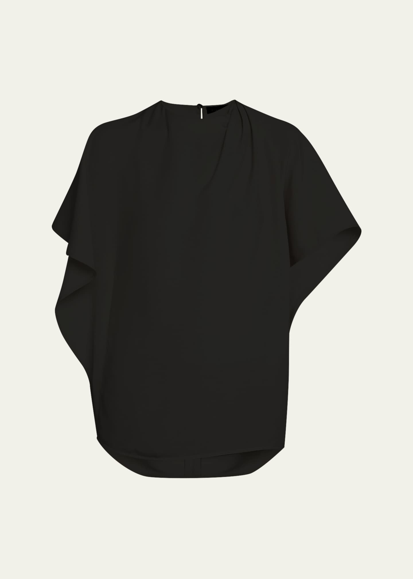 Proenza Schouler Etta Hammered Viscose Top Image 1 of 5