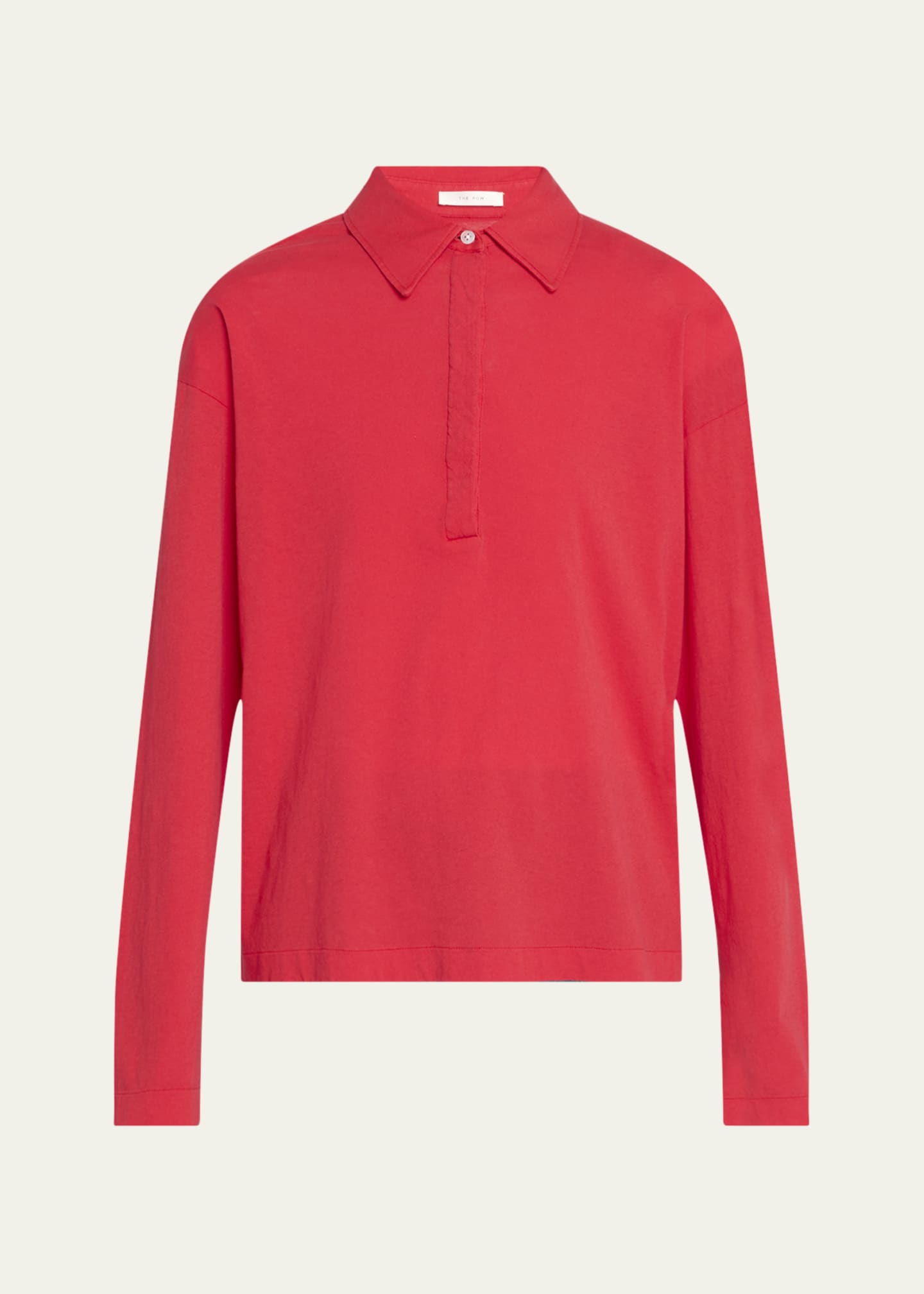 THE ROW Roddie Oversized Polo Top Image 1 of 5