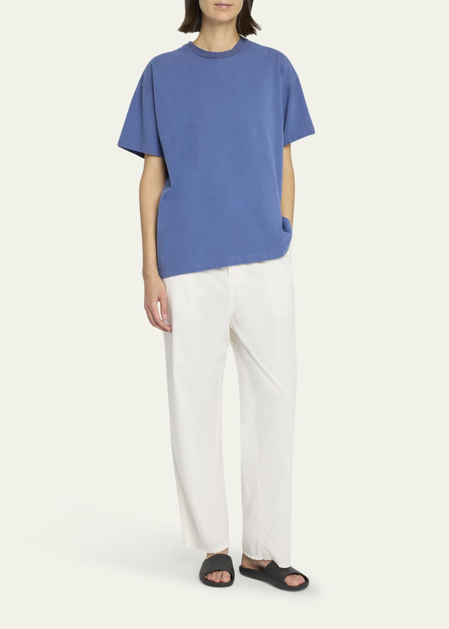 【関税&送料込】The Row Lavinia T-Shirt Lavinia T-Shirt White in Cotton – The Row