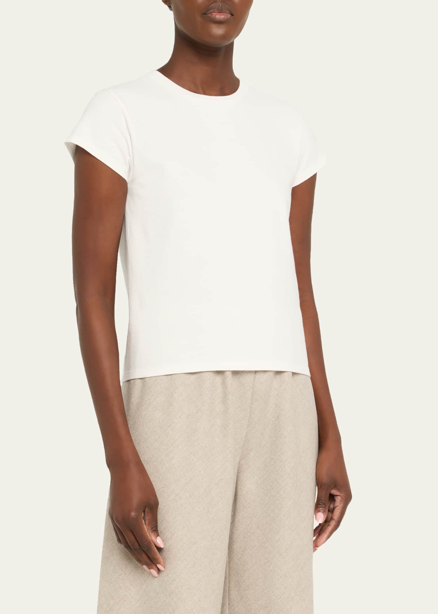 THE ROW Tori Shrunken T-Shirt - Bergdorf Goodman