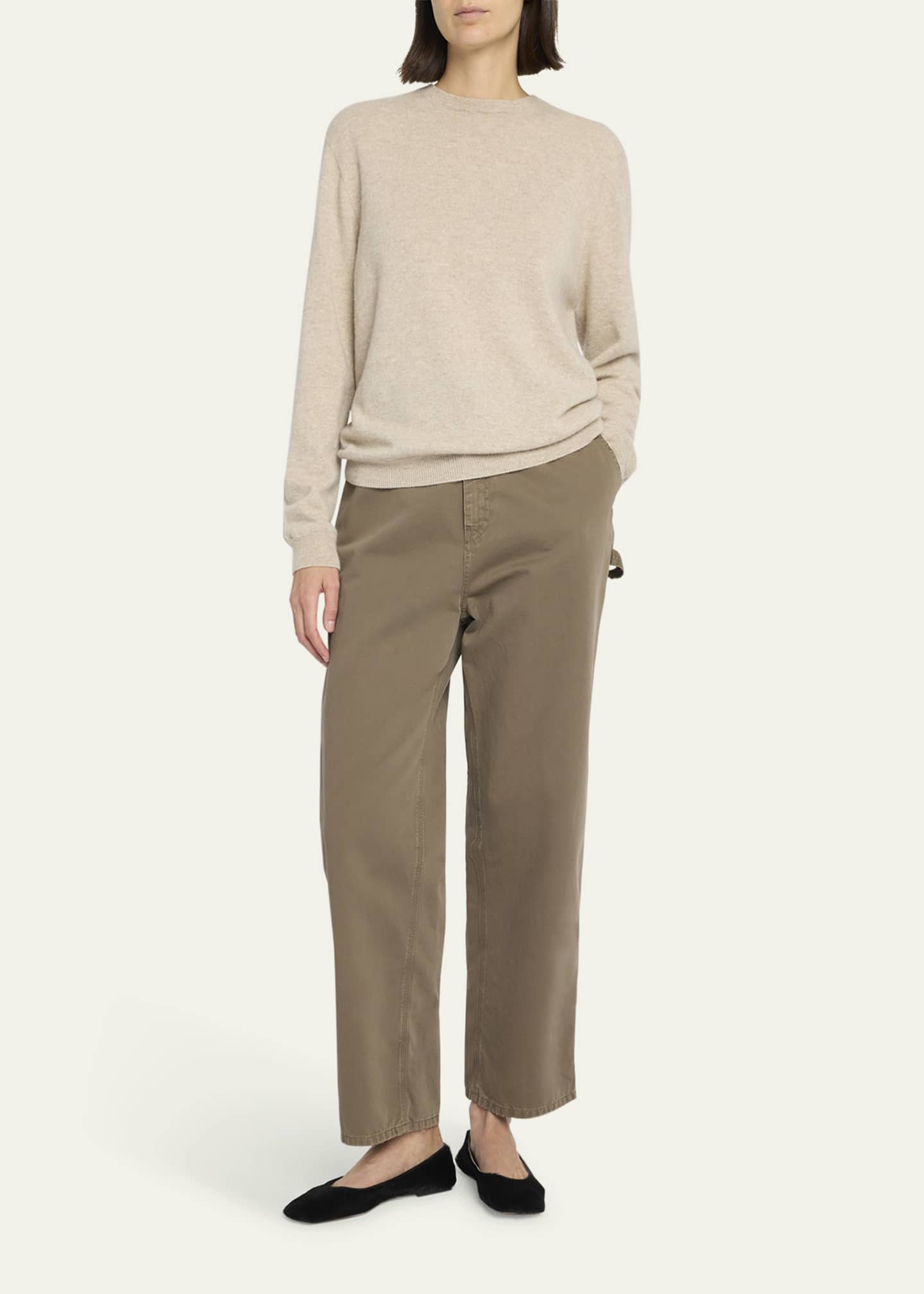 THE ROW Kisaora Crewneck Cashmere Sweater Image 2 of 5