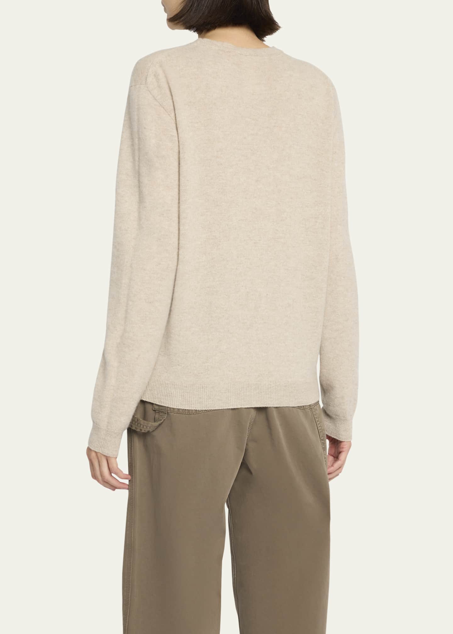 THE ROW Kisaora Crewneck Cashmere Sweater Image 3 of 5
