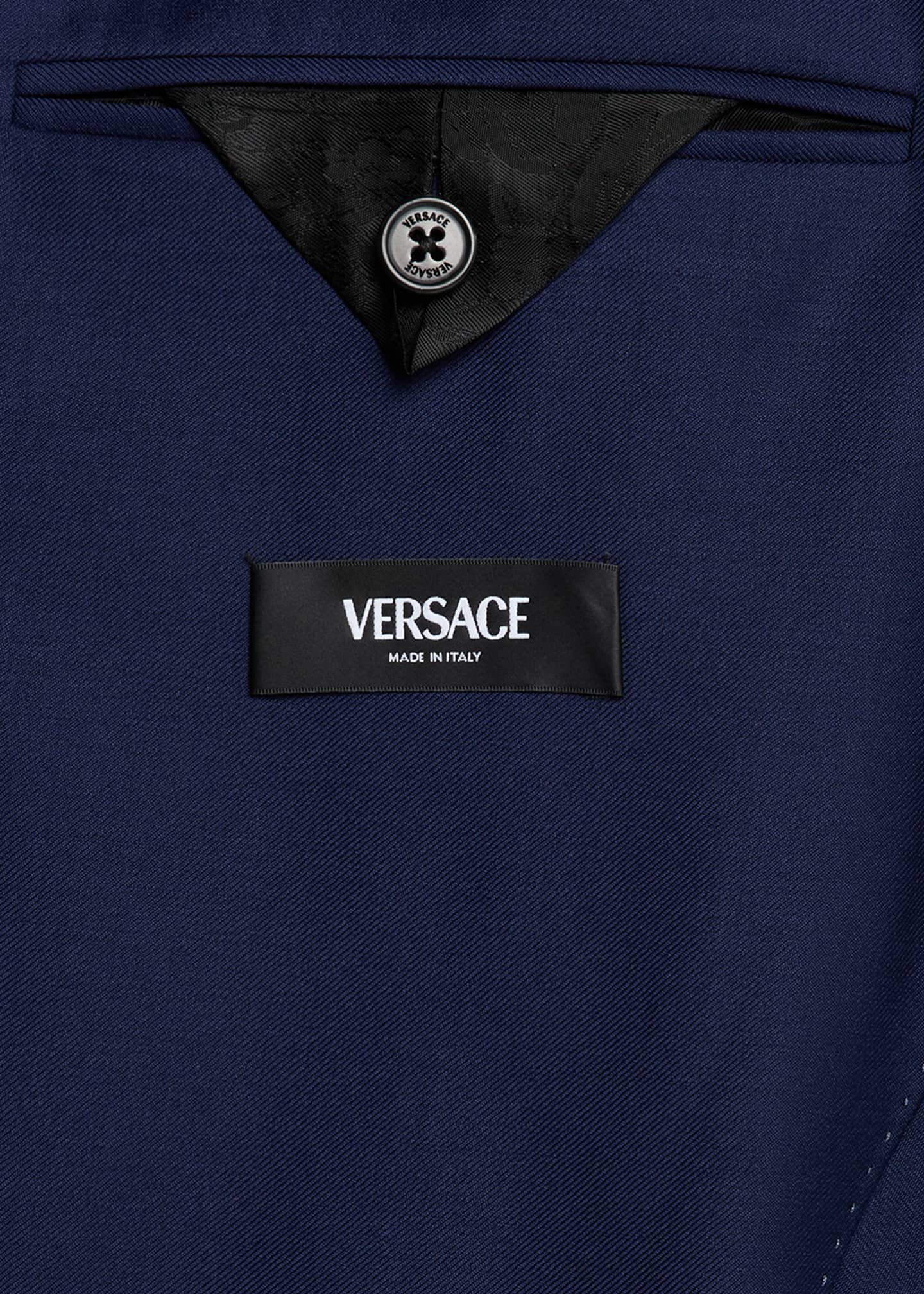 Versace Men's Wool Single-Breasted Blazer Image 6 of 8