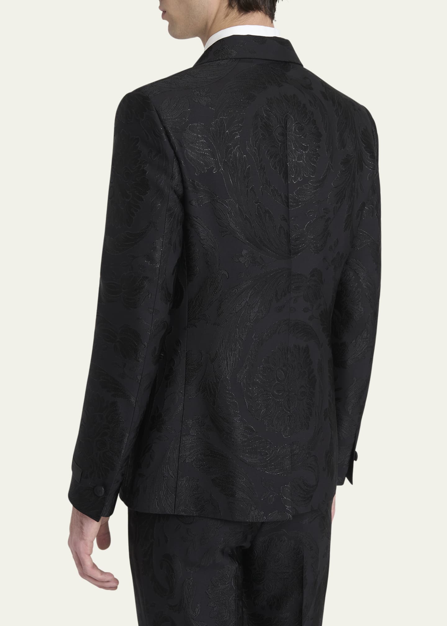 Versace Men's Jacquard Evening Jacket Image 3 of 6