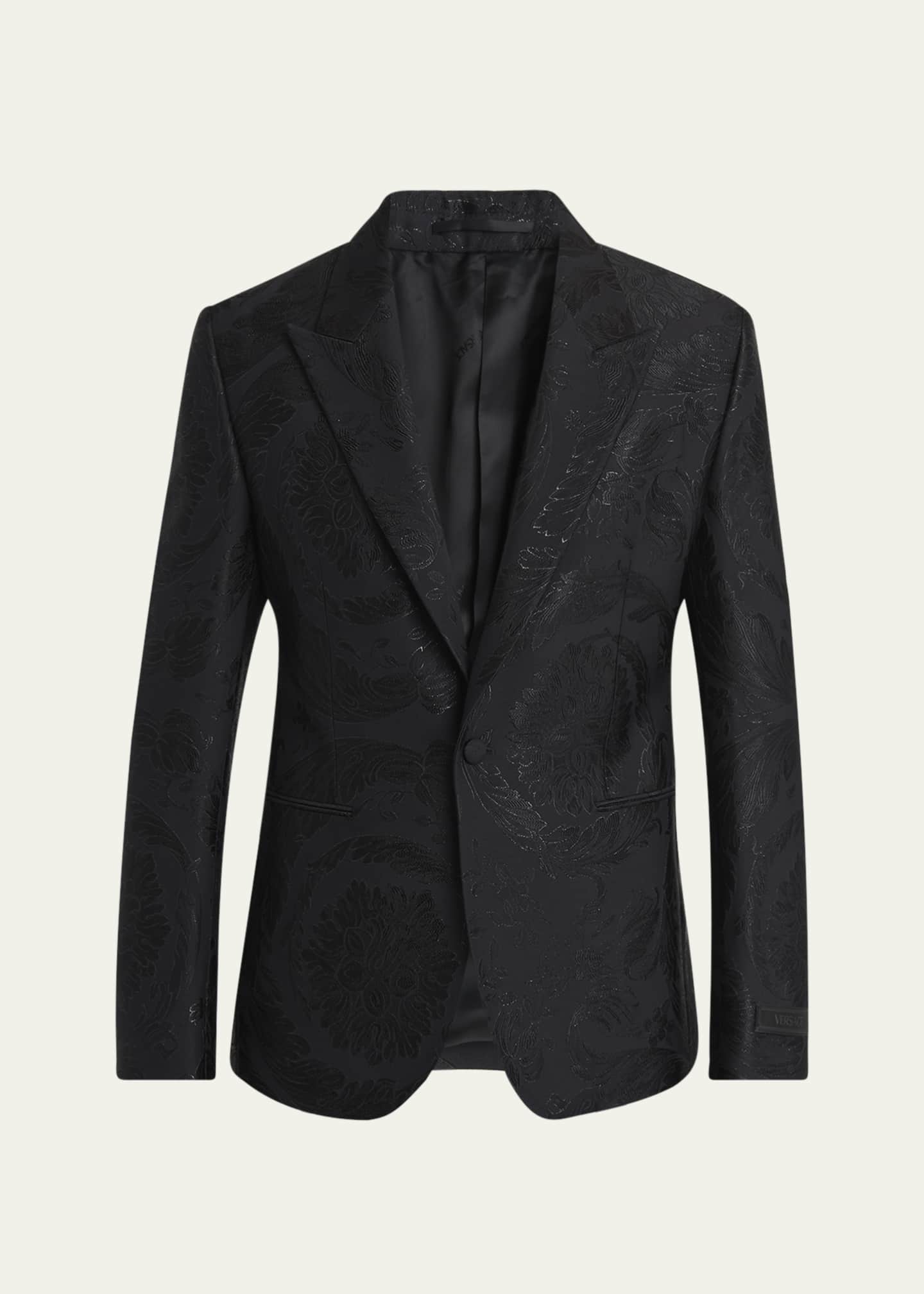 Versace Men's Jacquard Evening Jacket Image 1 of 6