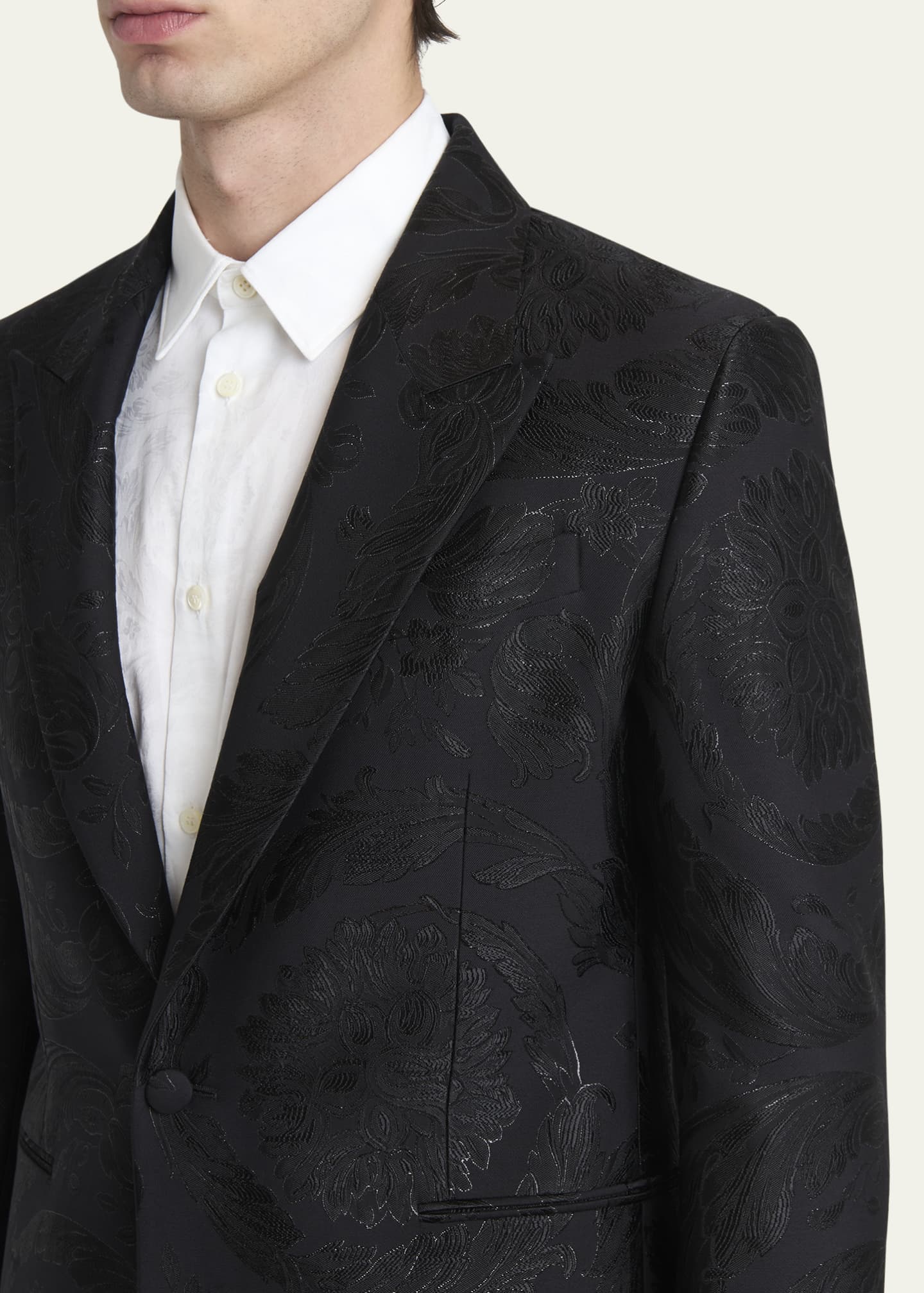 Versace Men's Jacquard Evening Jacket Image 5 of 6