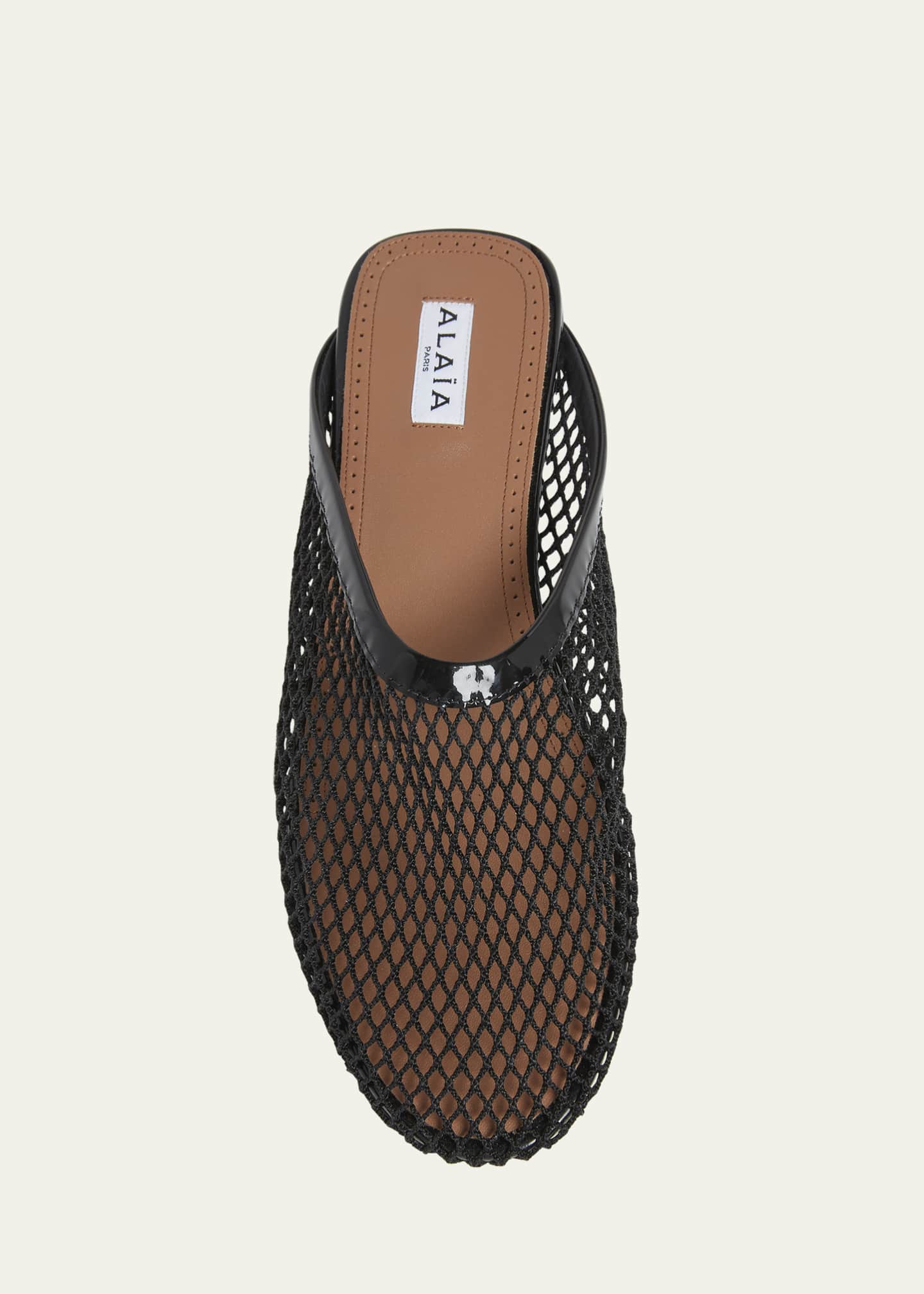 ALAIA Mesh Flat Mules Image 6 of 6