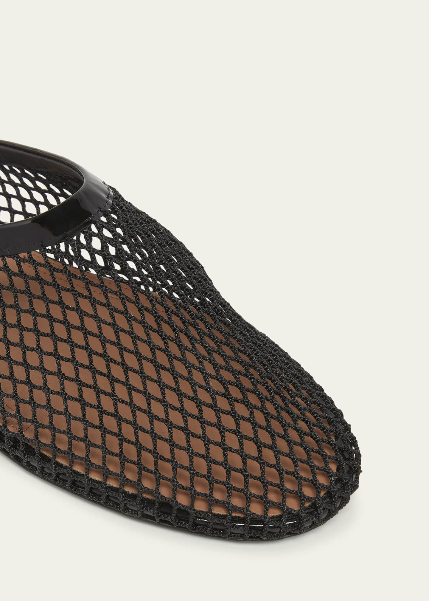 ALAIA Mesh Flat Mules Image 5 of 6
