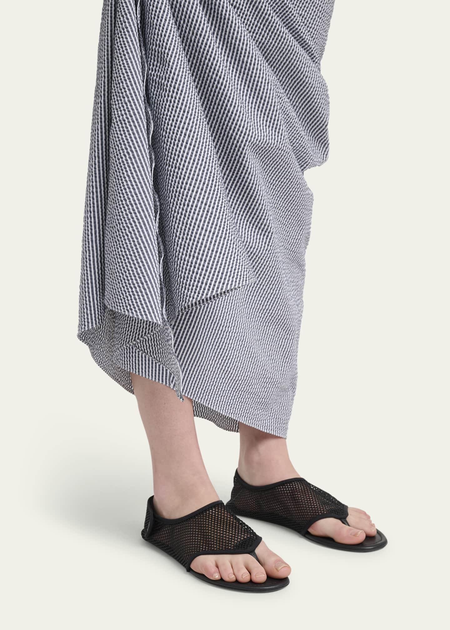 ALAIA アライア サンダル 25 Flex mesh thong sandals1045903 ALAIA Mesh Thong Sandals - Bergdorf Goodman