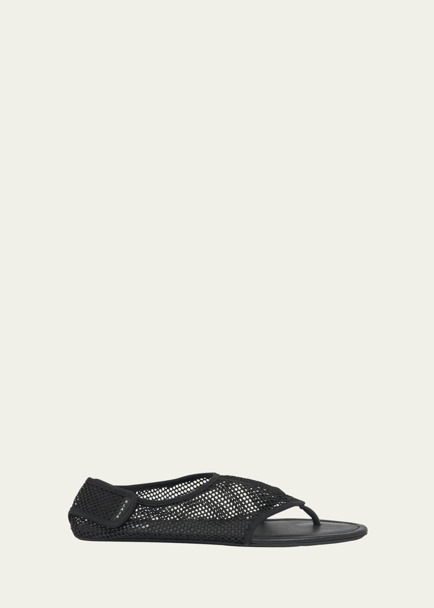 ALAIA Mesh Thong Sandals Image 1 of 6