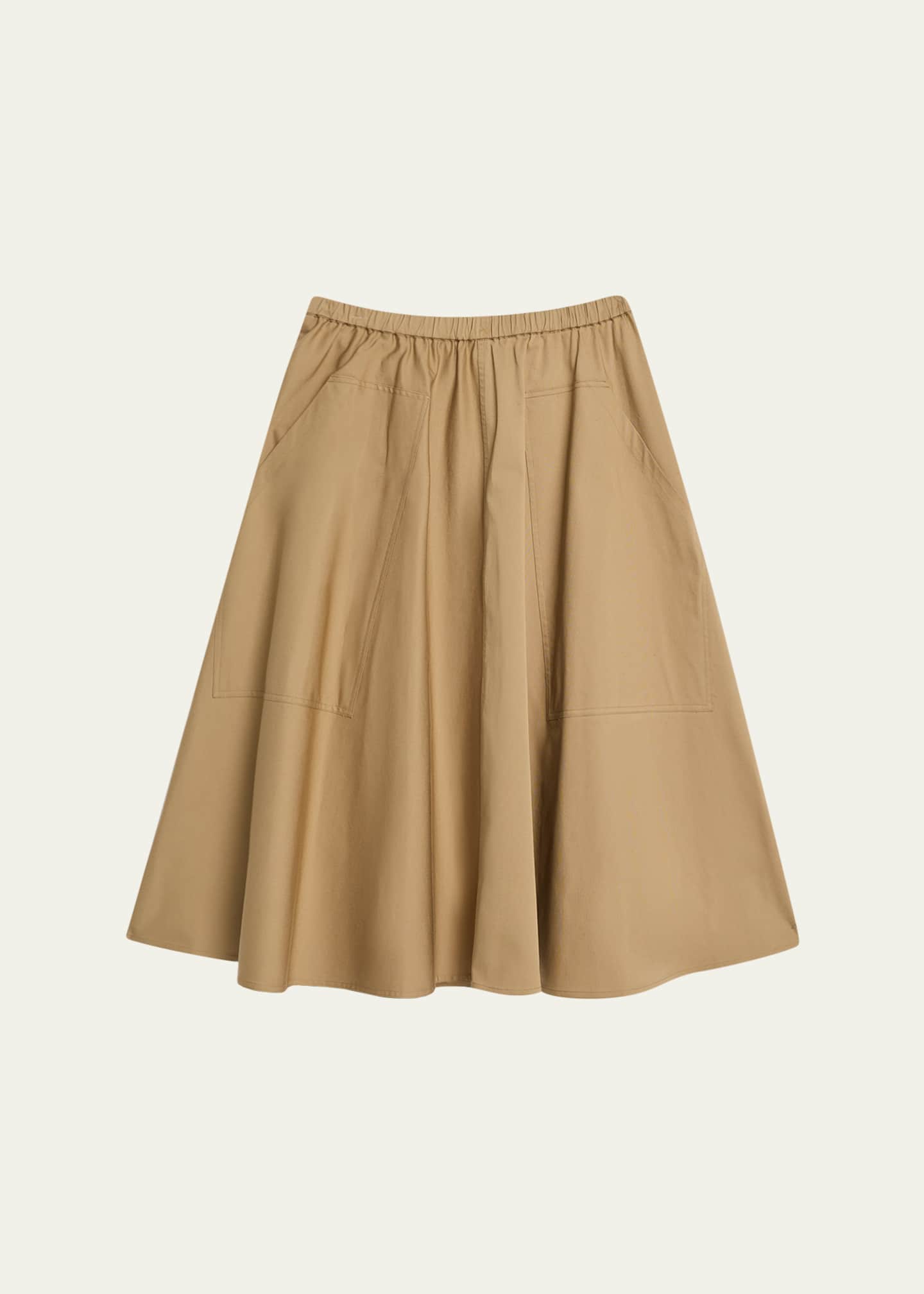 Vince Pull-On Full Skirt
