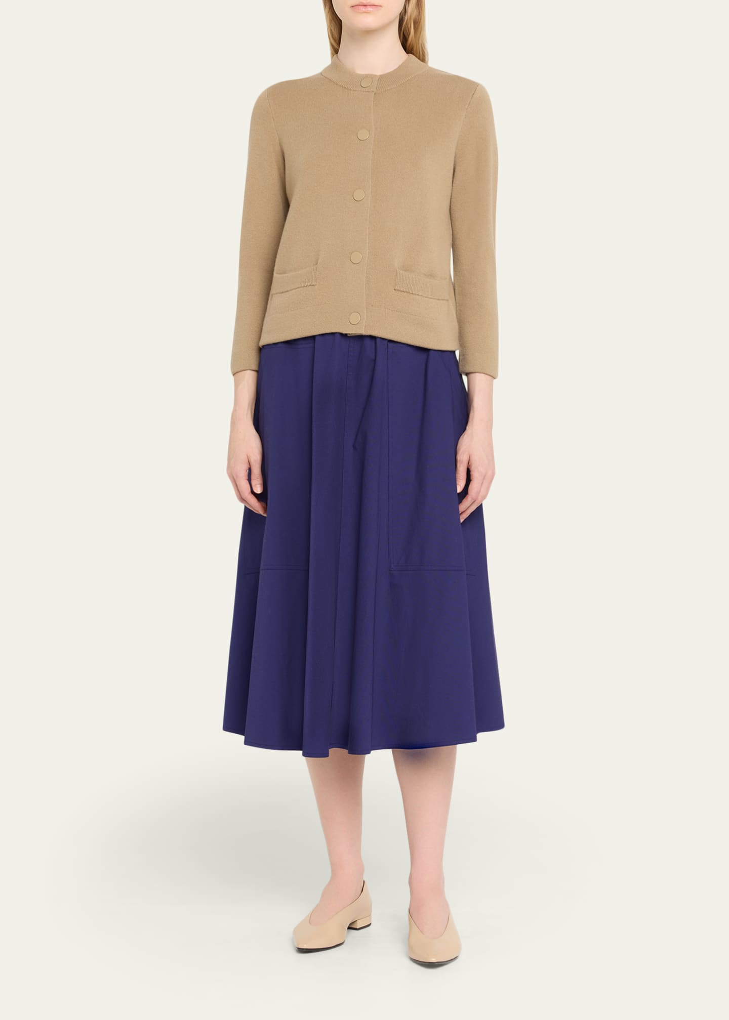 Vince Pull-On Full Skirt Image 2 of 5