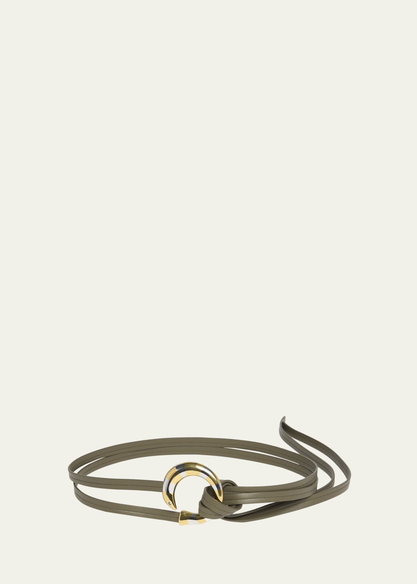 Bottega Veneta Sardine Leather Belt Image 1 of 2