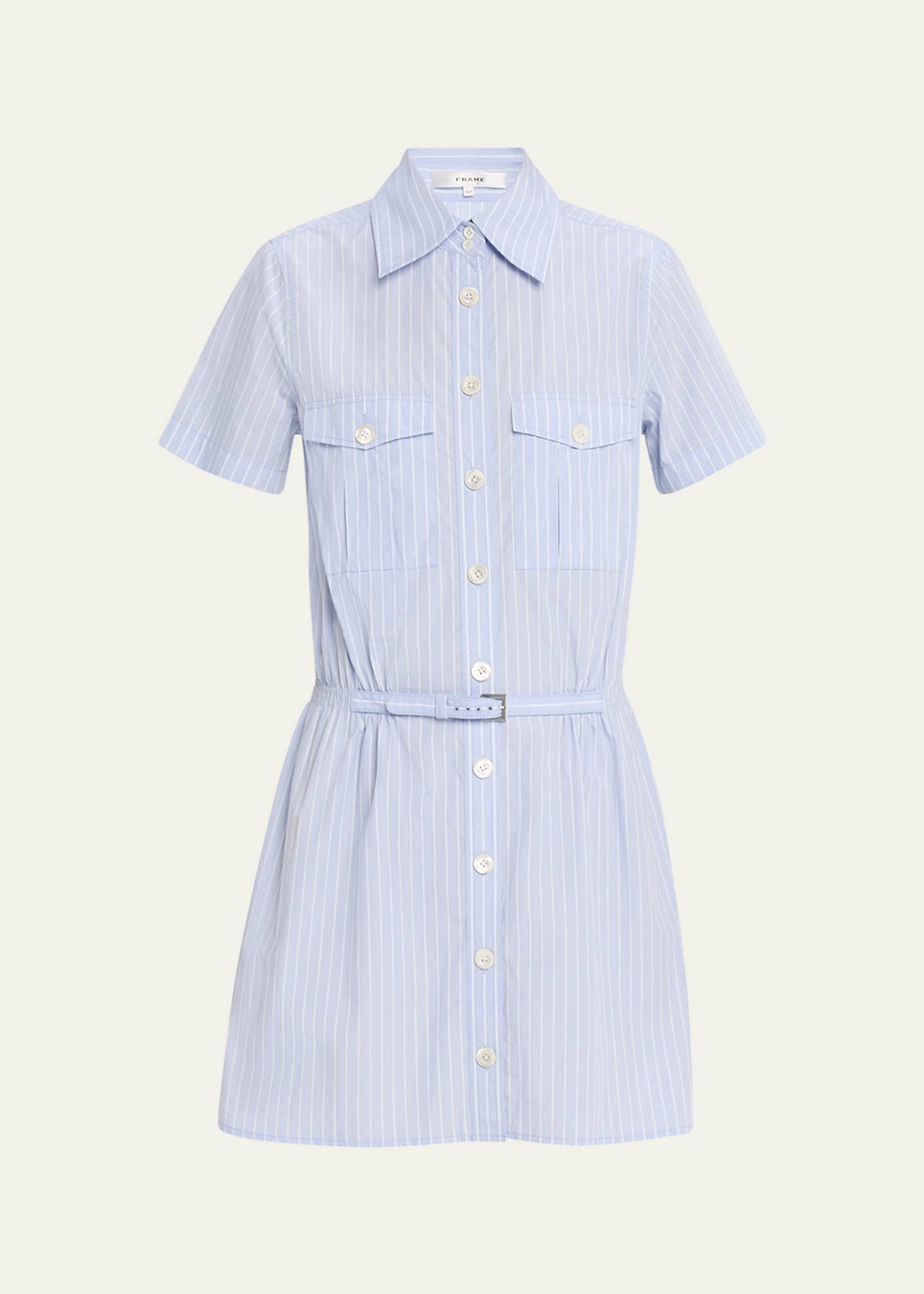 FRAME The Striped Safari Shirtdress Image 1 of 5