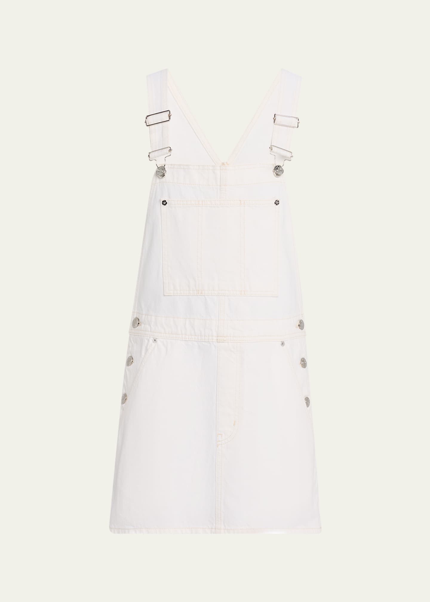 The Skirtall Denim Mini Dress - Thumbnail 1