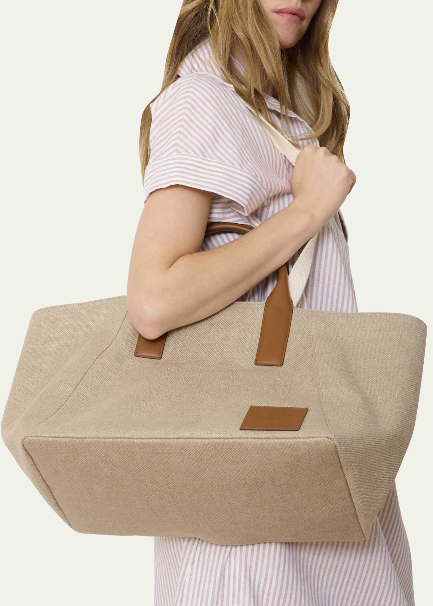 WE-AR4 The Riviera Canvas Tote Bag Image 2 of 3