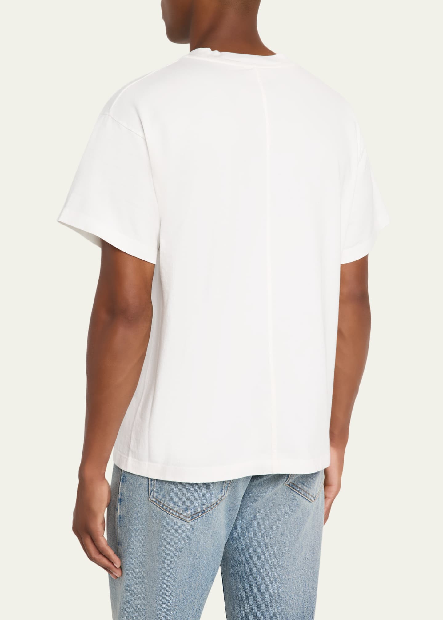 THE ROW Men's Sato Jersey Short-Sleeve T-Shirt Image 3 of 5