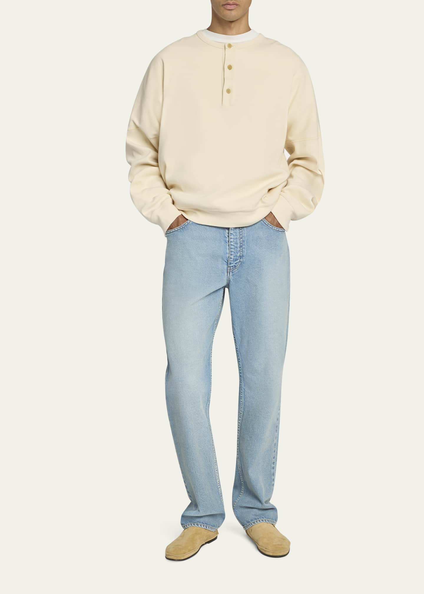 THE ROW Men's Fred Straight-Fit Jeans Image 2 of 5
