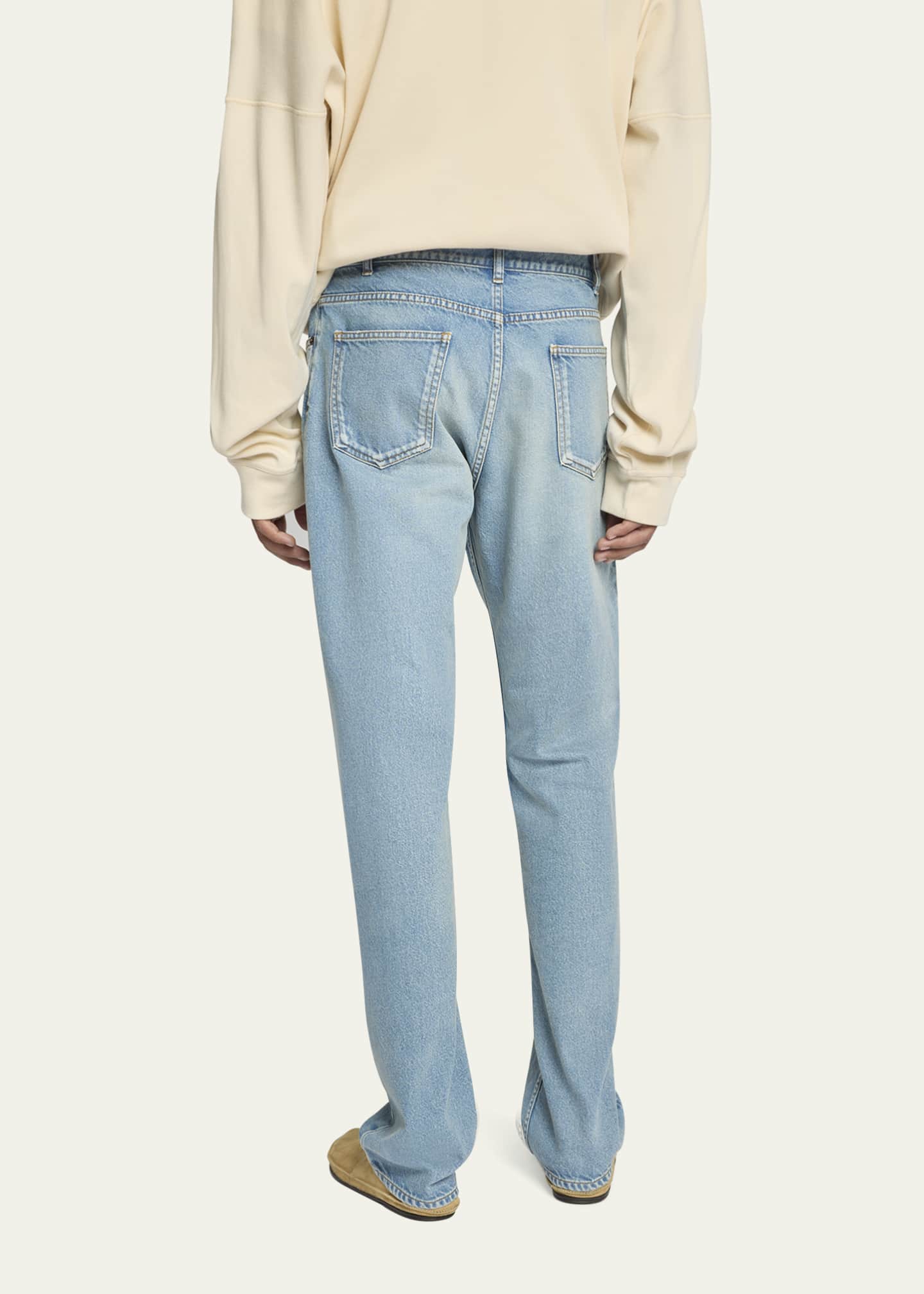 THE ROW Men's Fred Straight-Fit Jeans Image 3 of 5