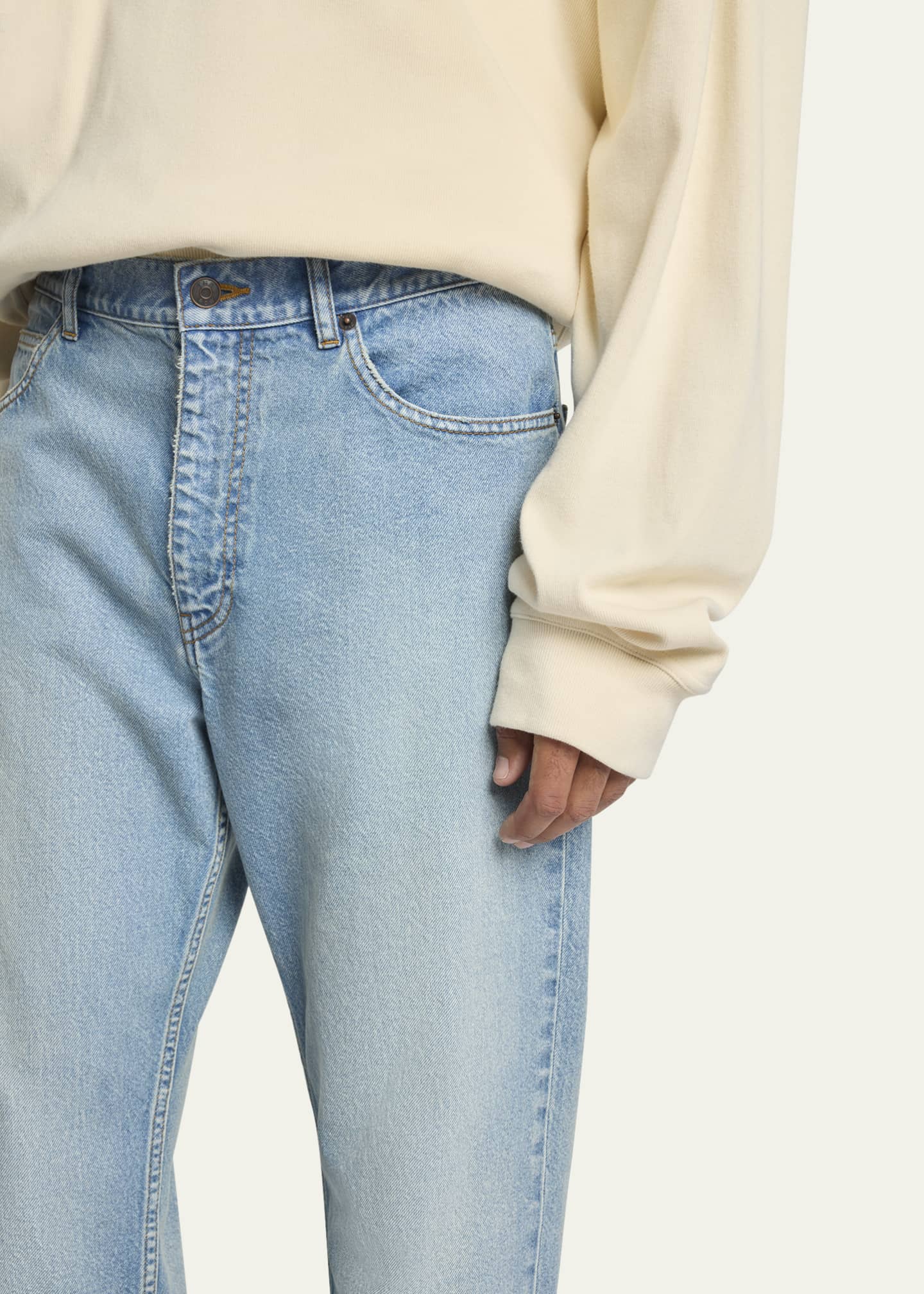 THE ROW Men's Fred Straight-Fit Jeans Image 5 of 5