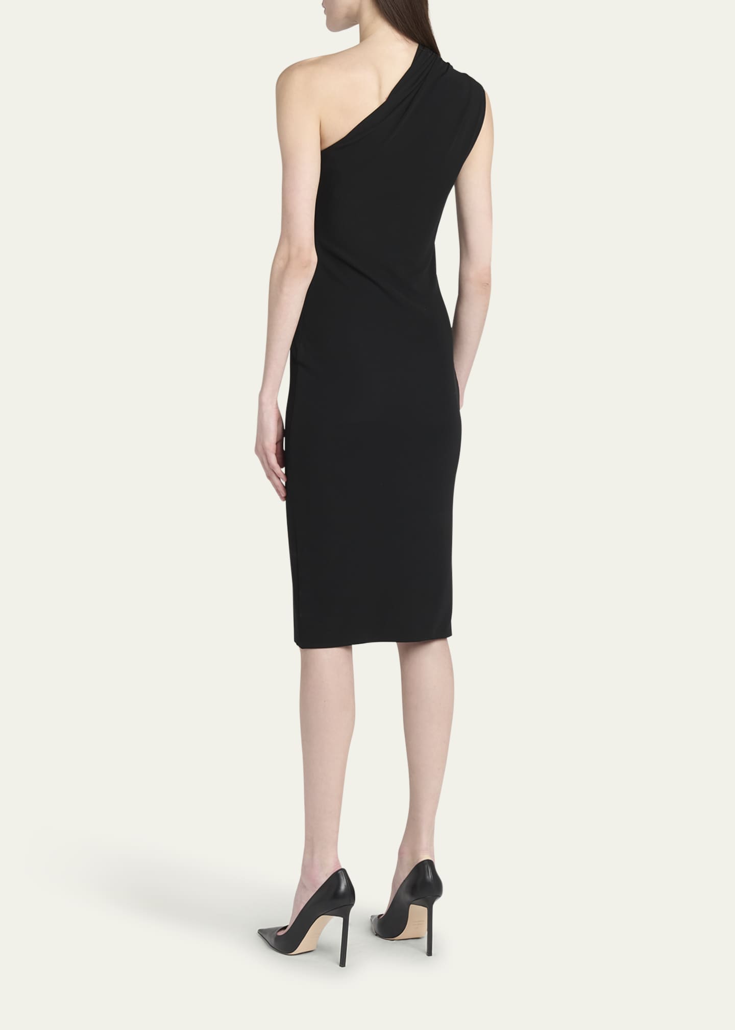 TOM FORD Strass Ruched One-Shoulder Dress Image 3 of 5