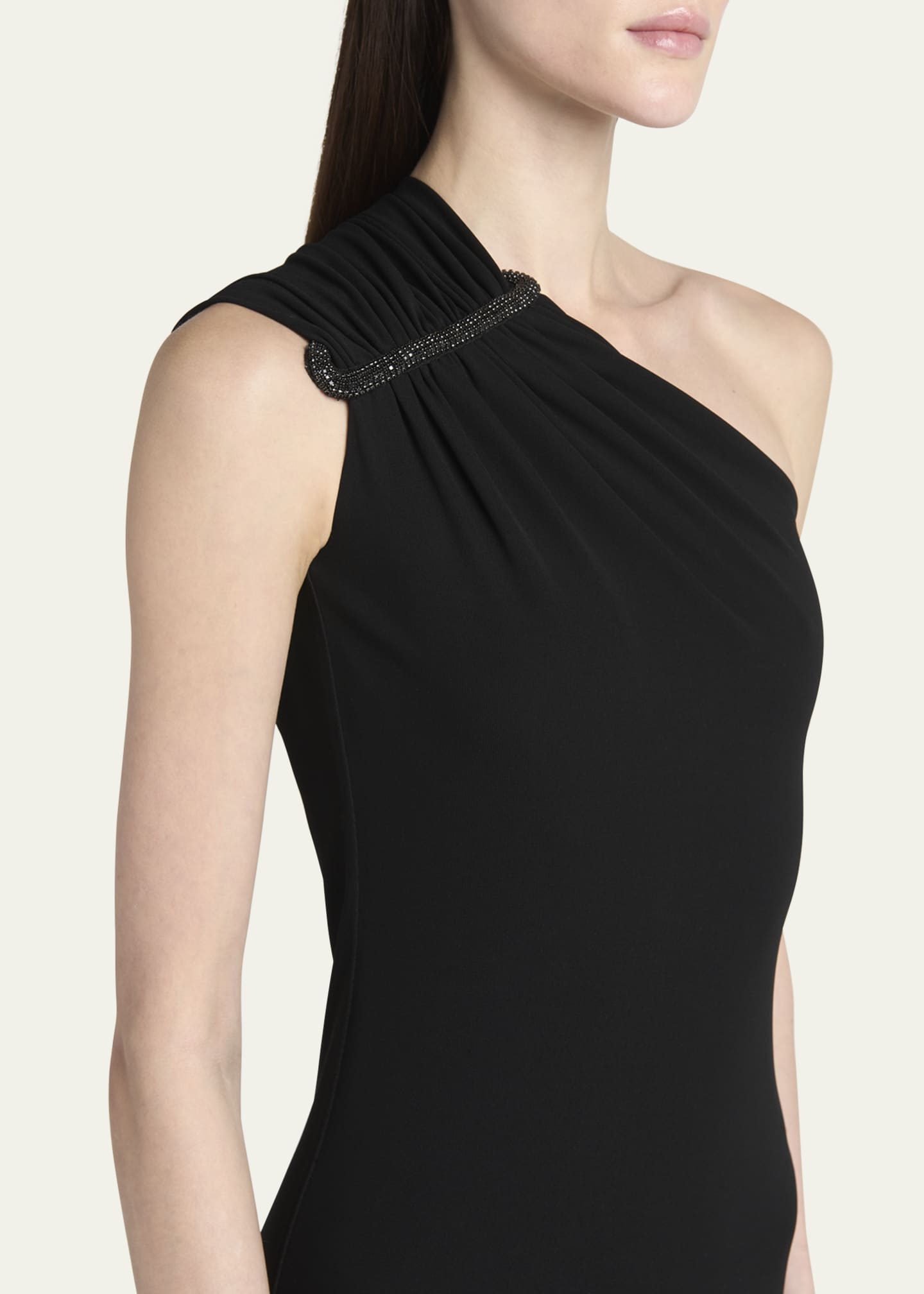 TOM FORD Strass Ruched One-Shoulder Dress Image 5 of 5