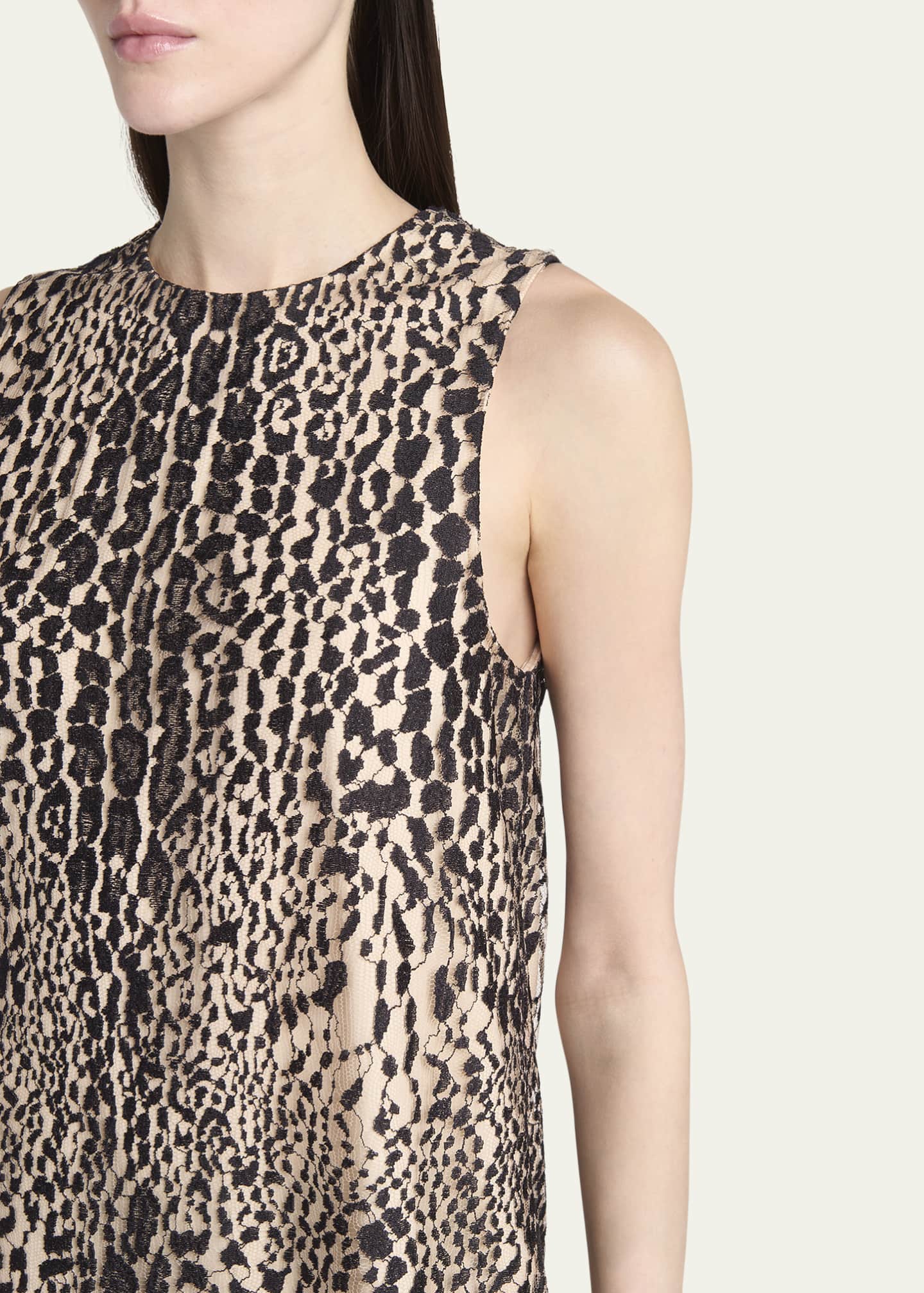 TOM FORD Leopard Lace Sleeveless Top Image 5 of 5