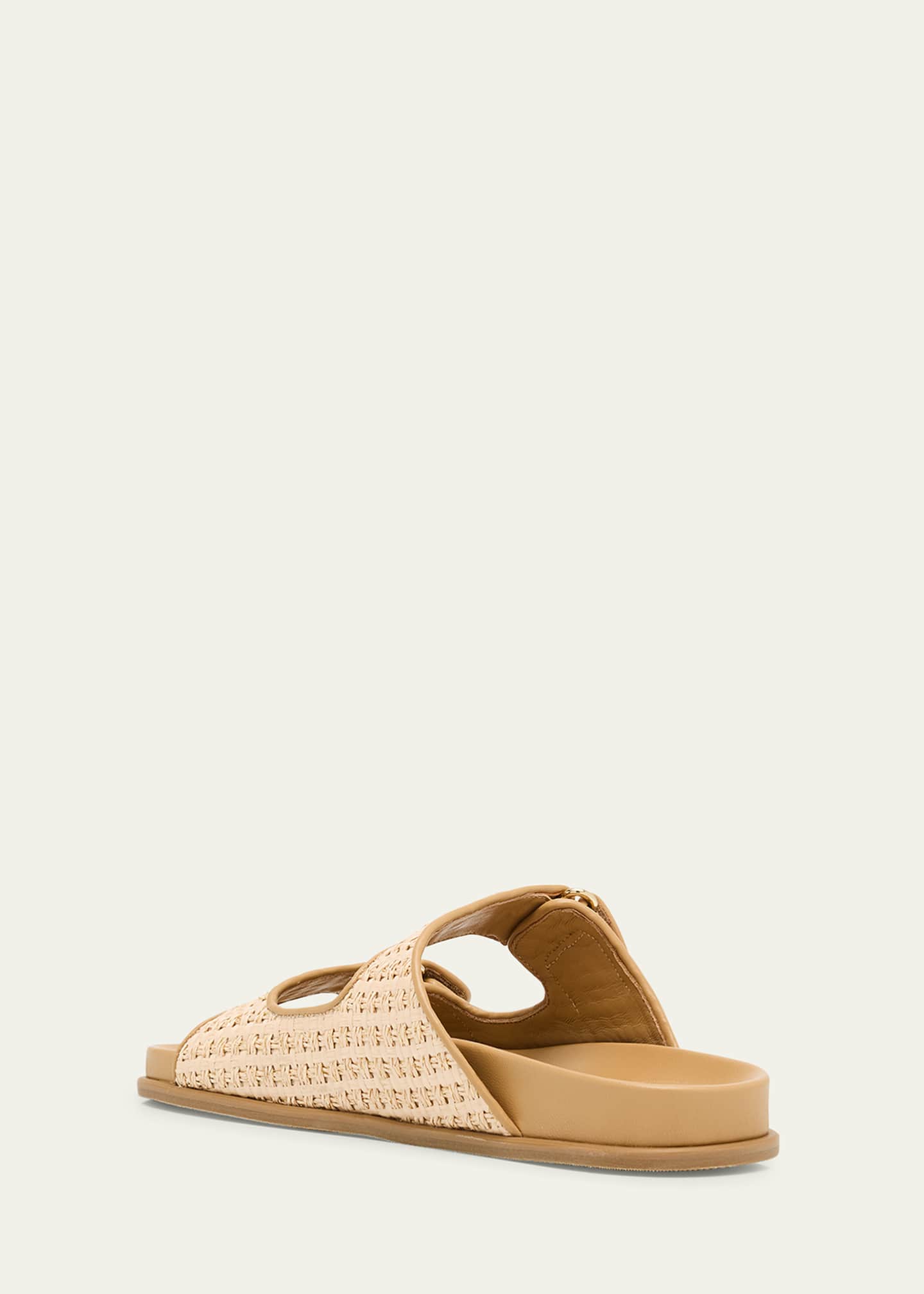 Jimmy Choo Fayence Raffia Sandals Image 4 of 5