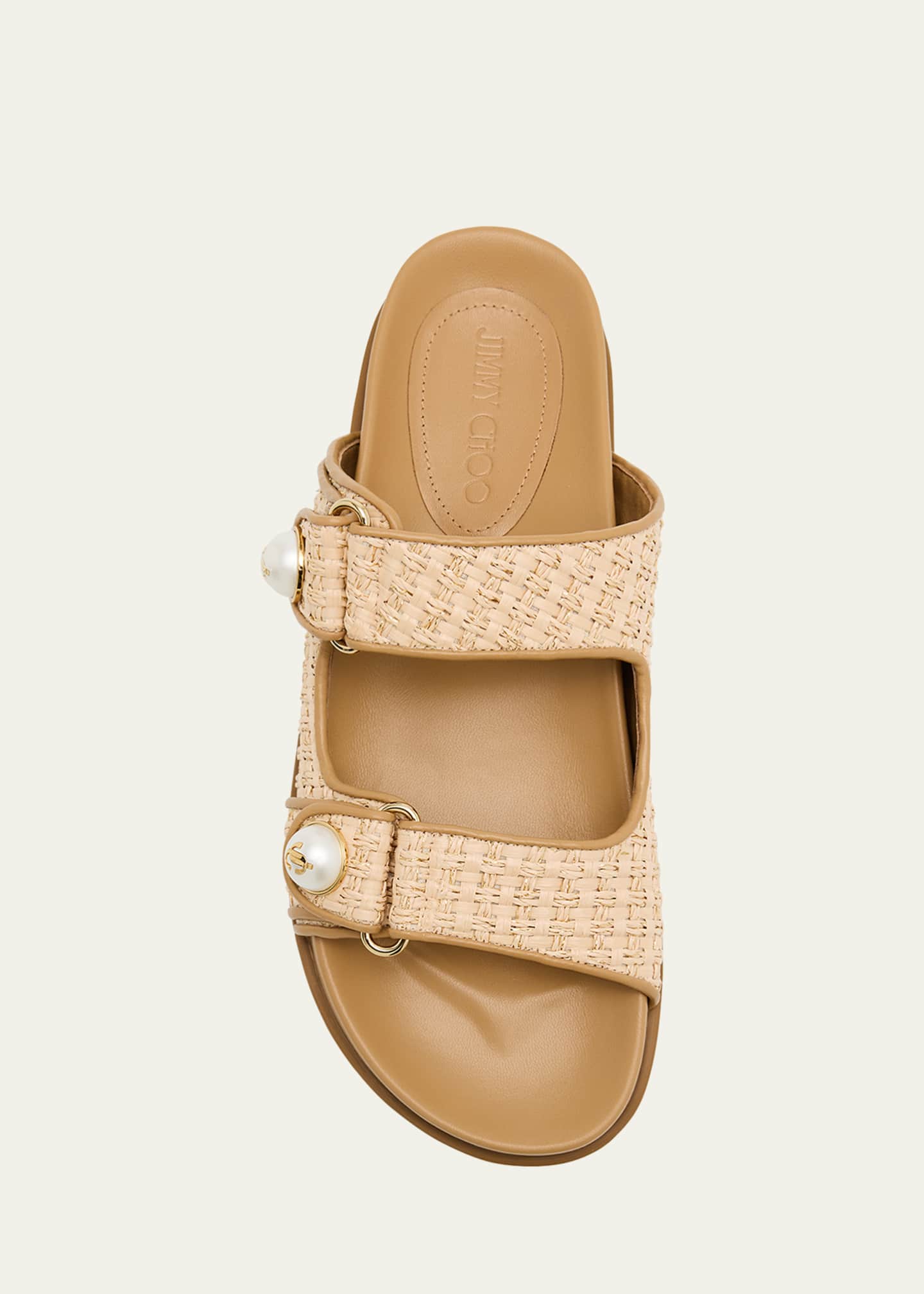 Jimmy Choo Fayence Raffia Sandals Image 5 of 5