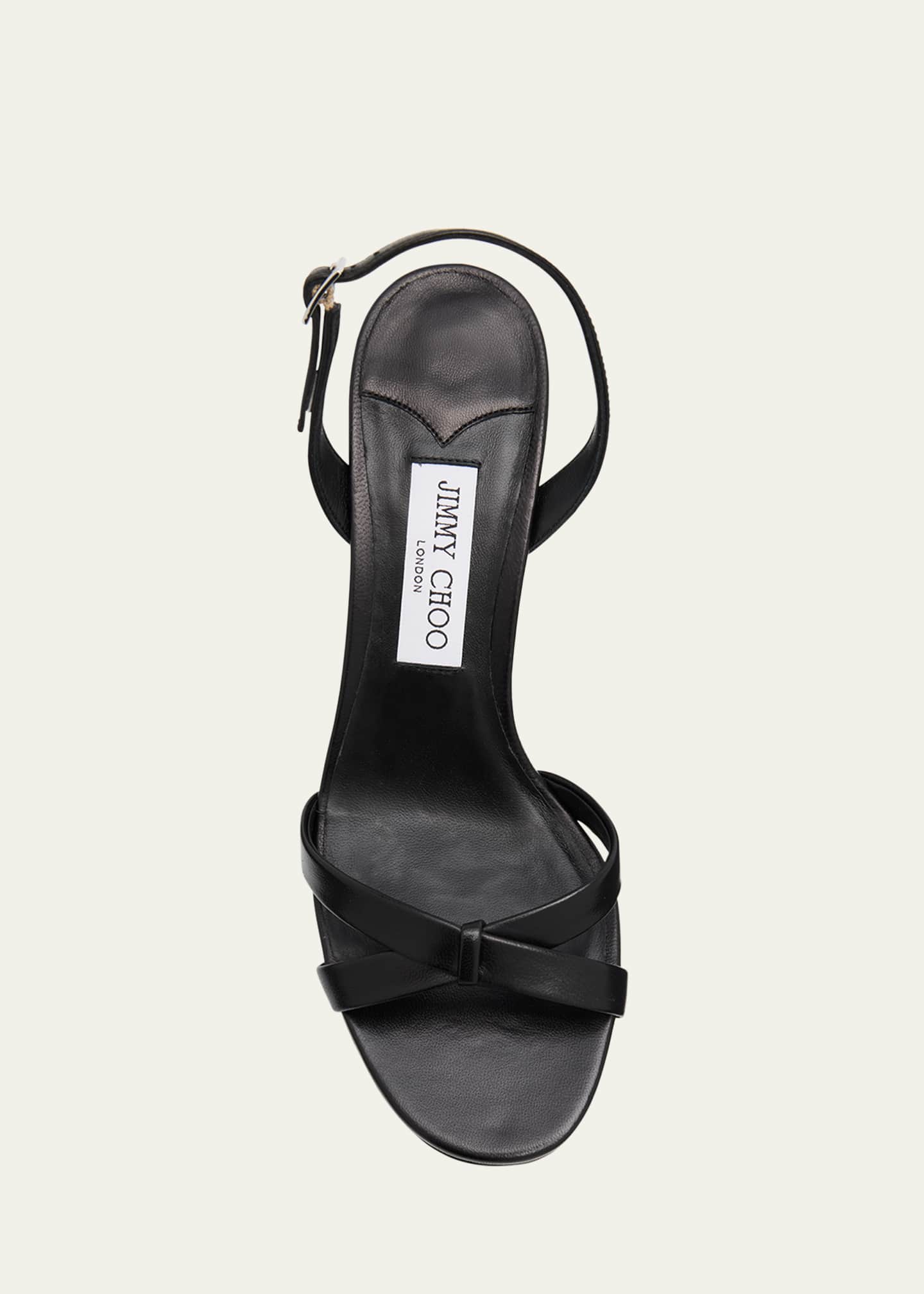 Jimmy Choo Elsy 70 Leather Sandals Image 5 of 5