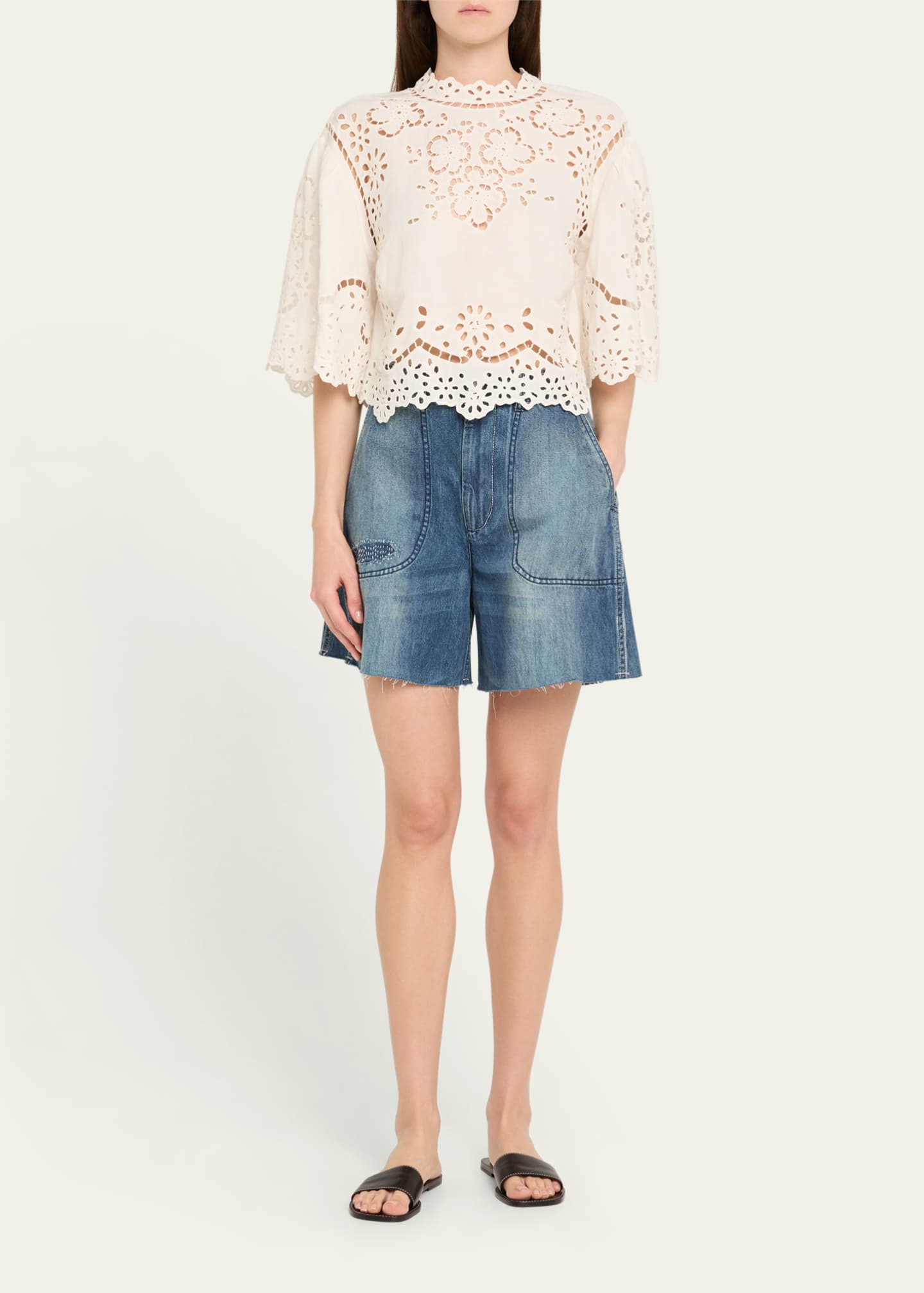 Sea Spencer Denim Shorts Image 2 of 5