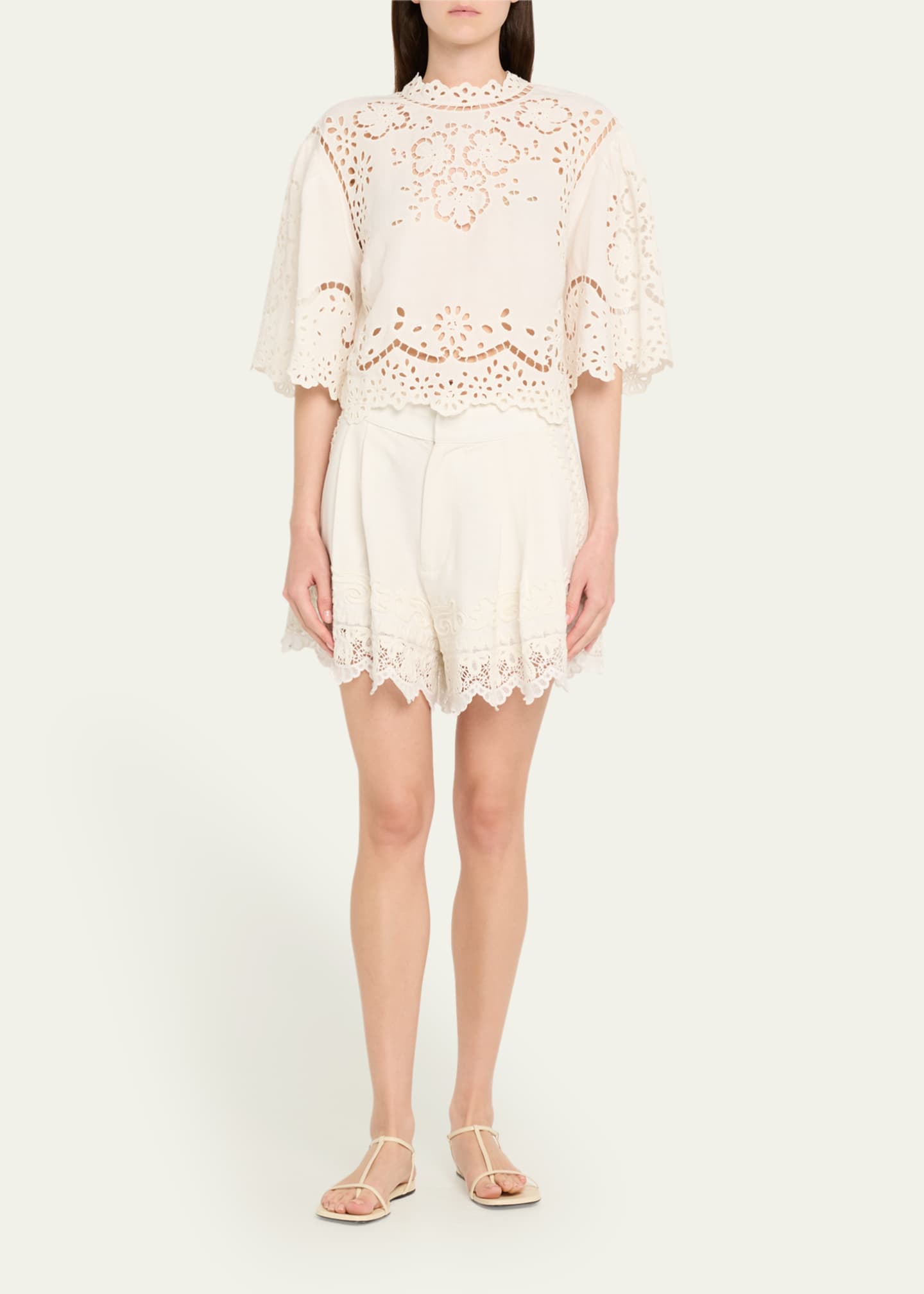 Sea Iyla Embroidered Shorts Image 2 of 5
