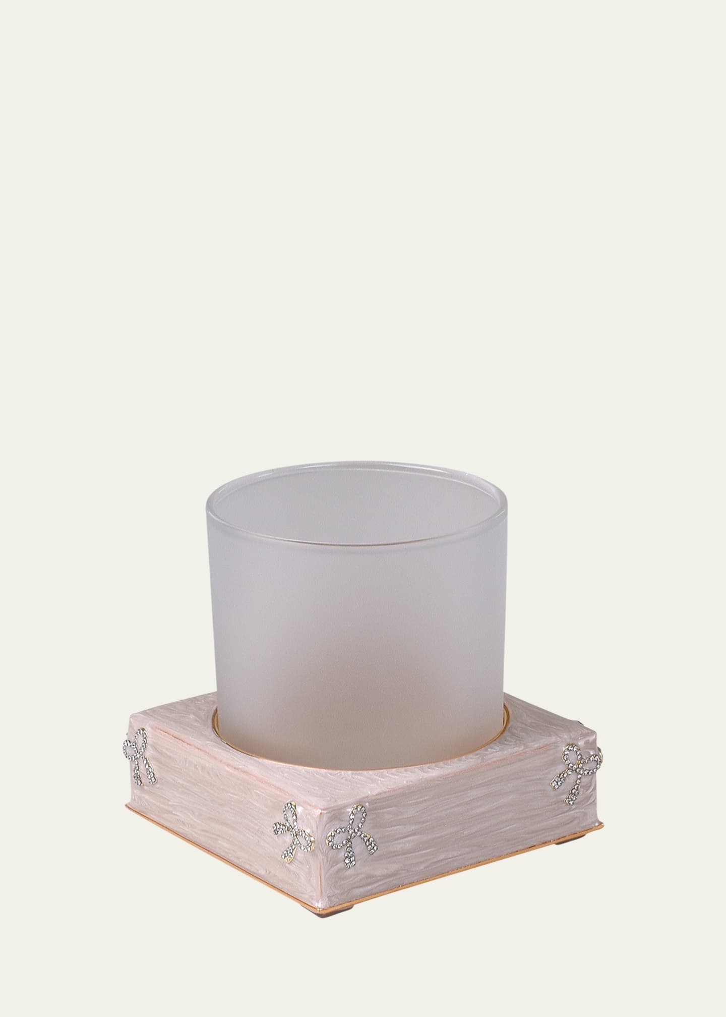 Mike & Ally Lola Pave Bows Square Tumbler Image 1 of 2