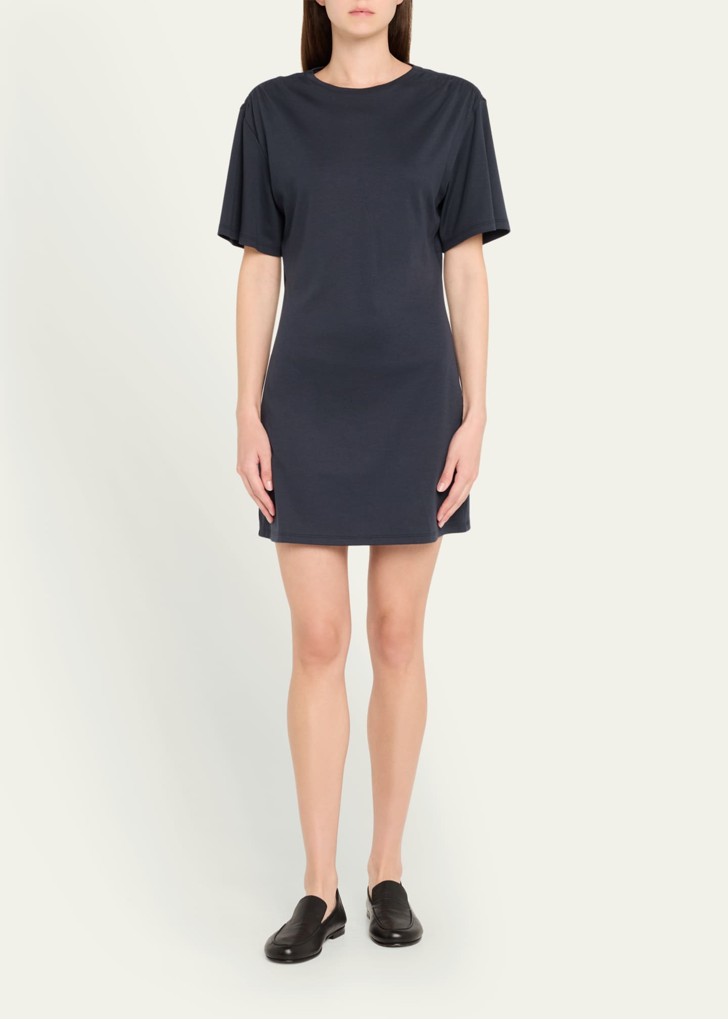 Theory Gathered Shoulder T-Shirt Dress Image 2 of 5