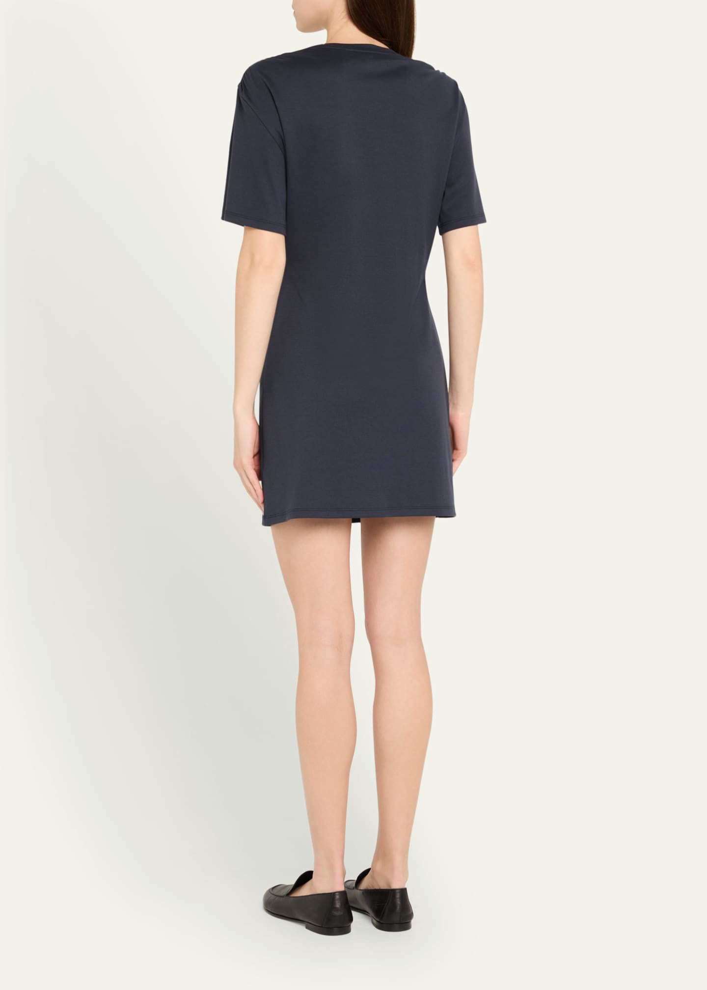 Theory Gathered Shoulder T-Shirt Dress Image 3 of 5