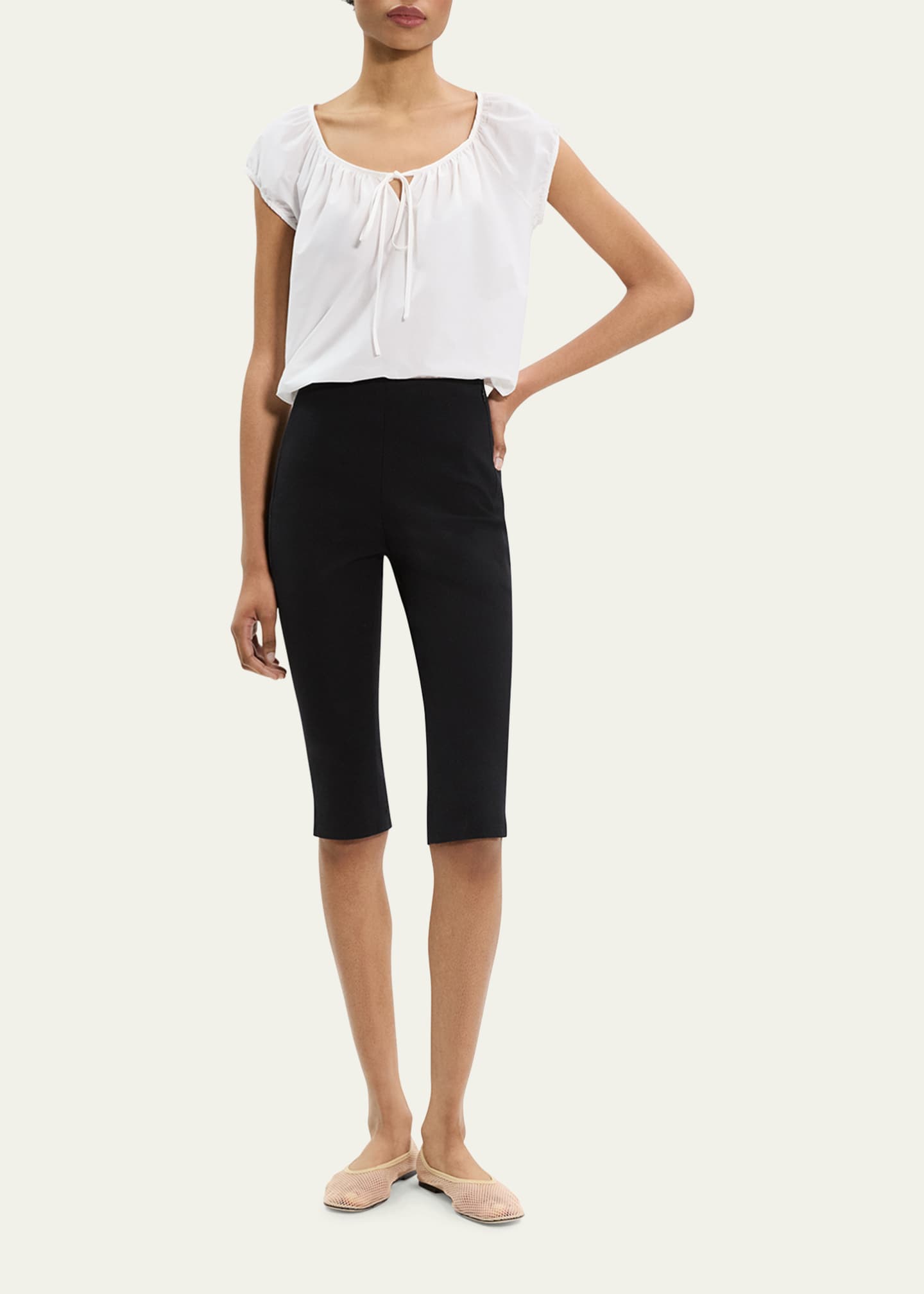 Theory Slim Capri Pants Image 2 of 5