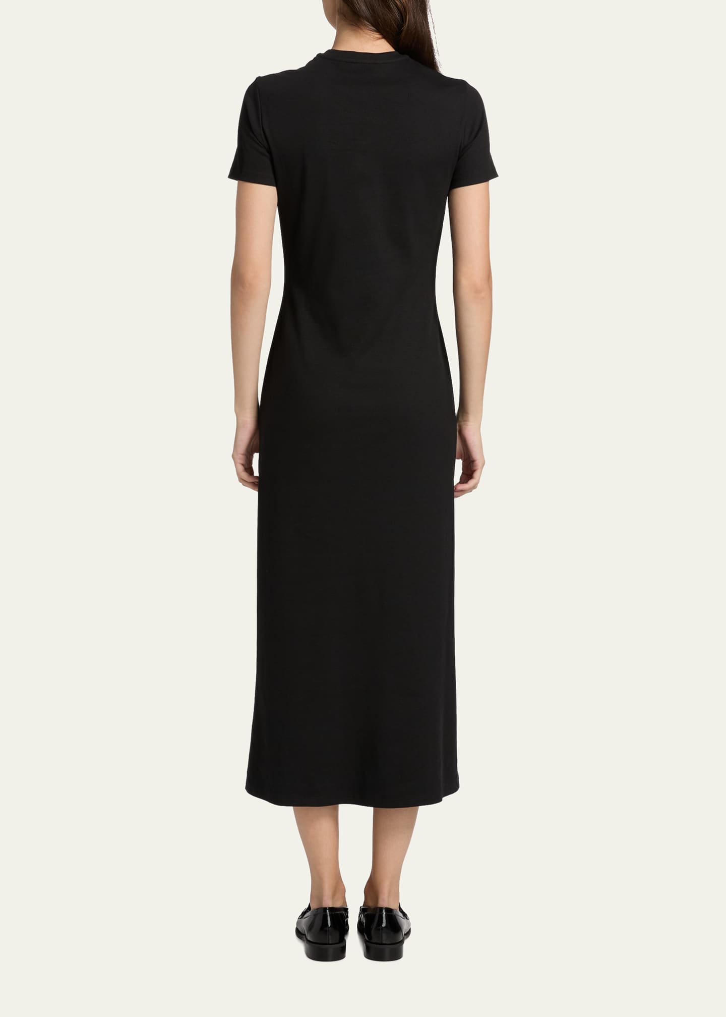 Short-Sleeve T-Shirt Dress - Thumbnail 3